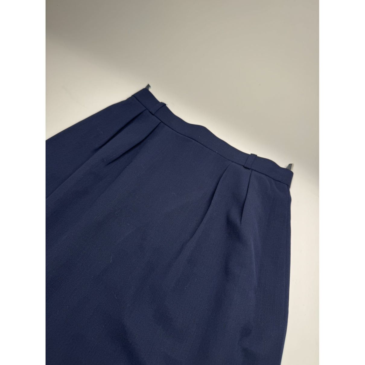 Dior Navy Wool Skirt Size 27" / US 4 / IT 40 - 2 Thumbnail