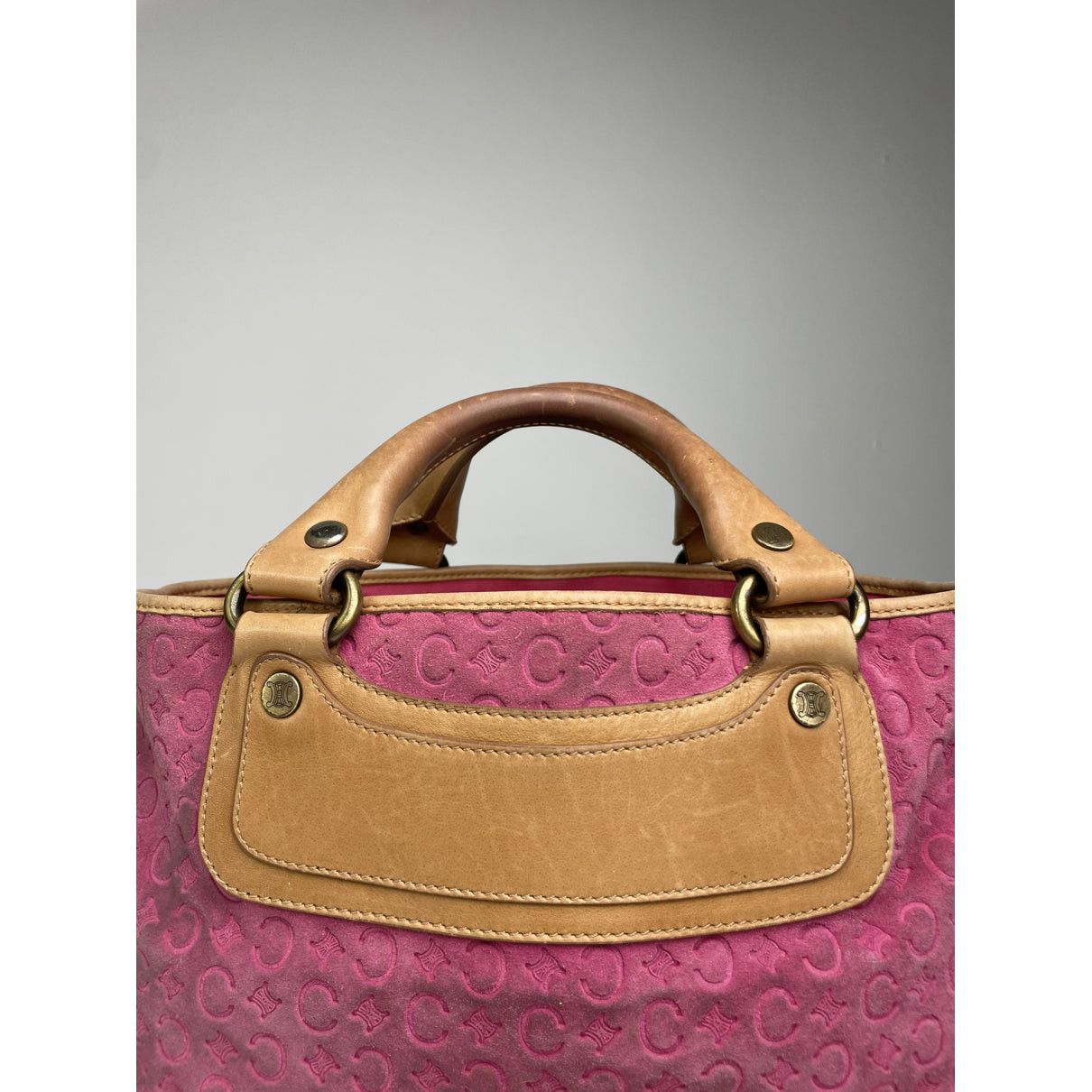 Celine Boogie Pink Leather Handbag Size ONE SIZE - 2 Thumbnail