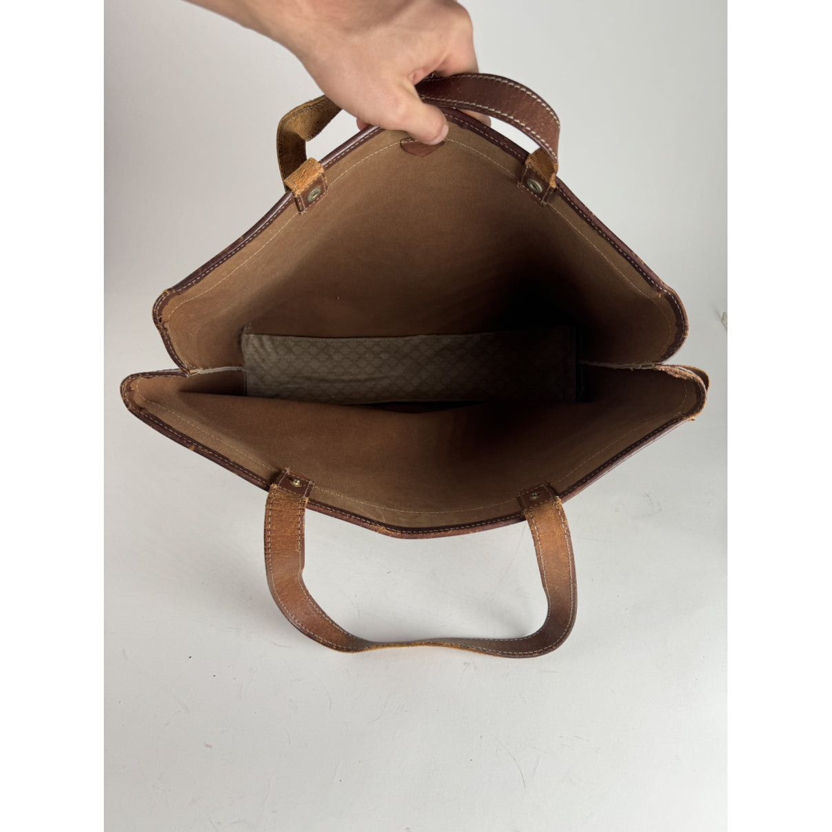 Celine SAC SEAU Beige Leather Handbag Size ONE SIZE - 2 Thumbnail