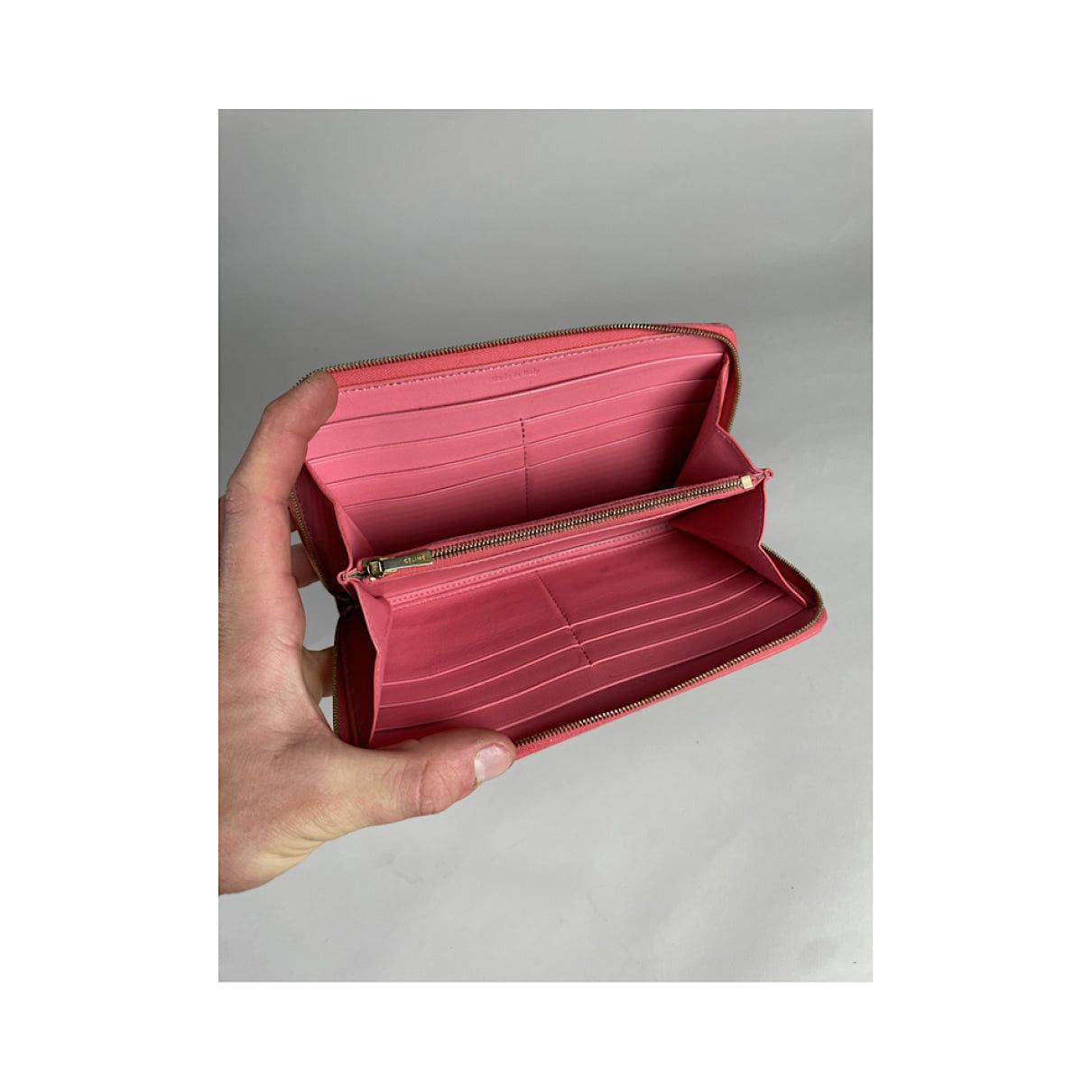Celine Pink Leather Wallet Size ONE SIZE - 5 Thumbnail