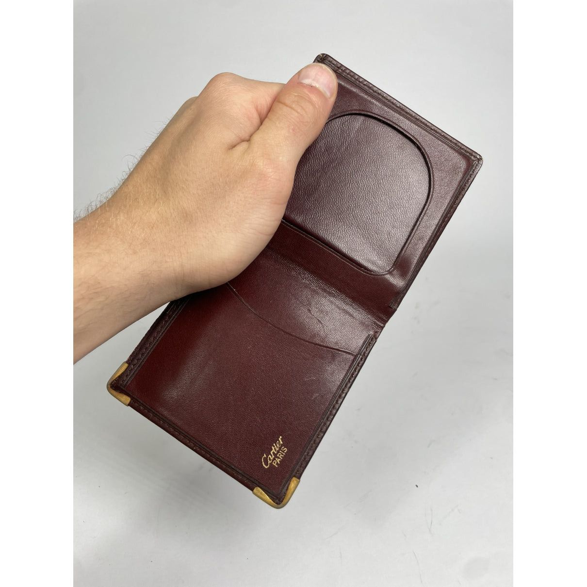 Cartier Burgundy Patent Leather Purse Size ONE SIZE - 3 Thumbnail