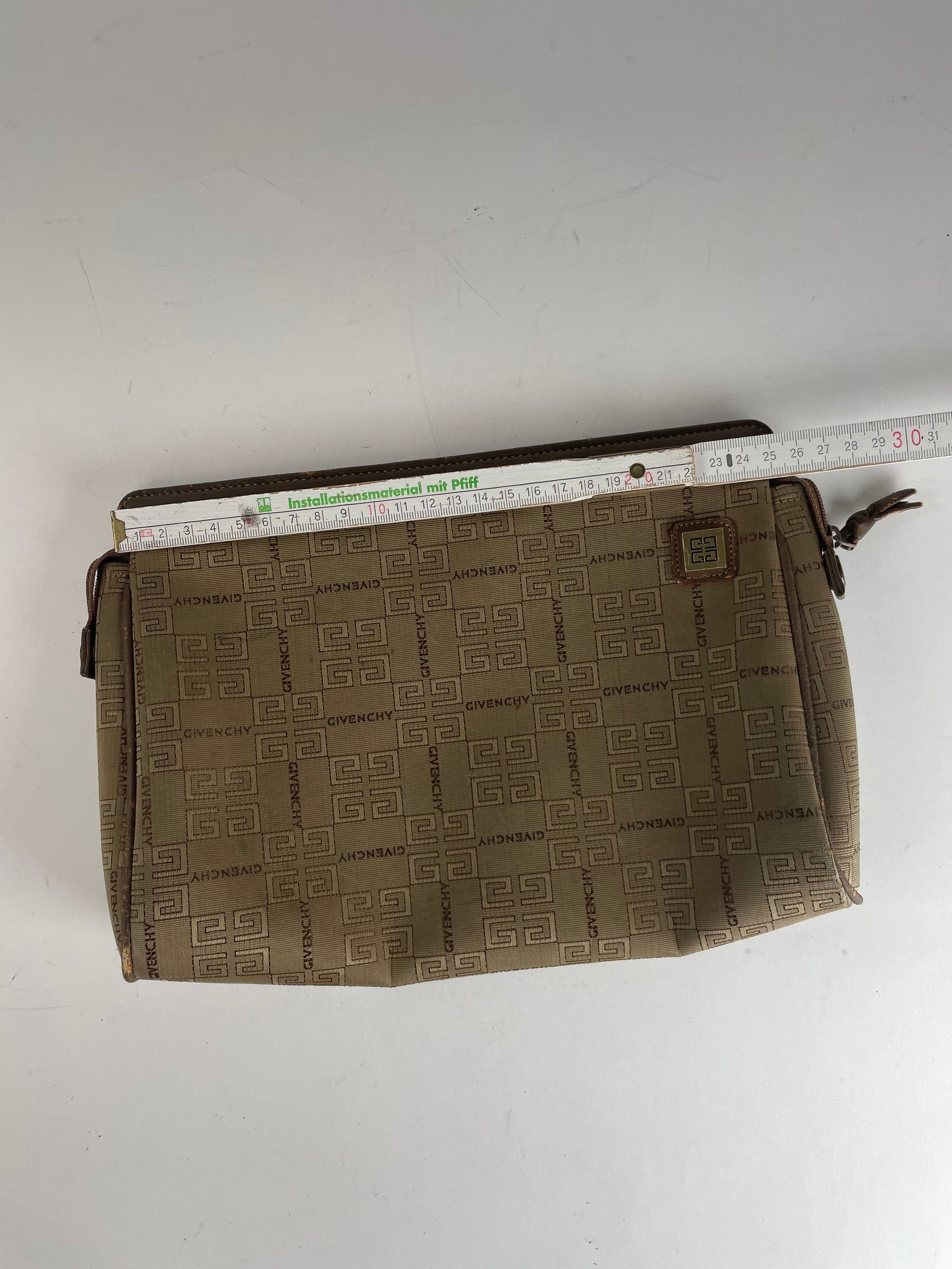 Givenchy Vintage GV3 Monogram Clutch Brown Size ONE SIZE - 5 Thumbnail