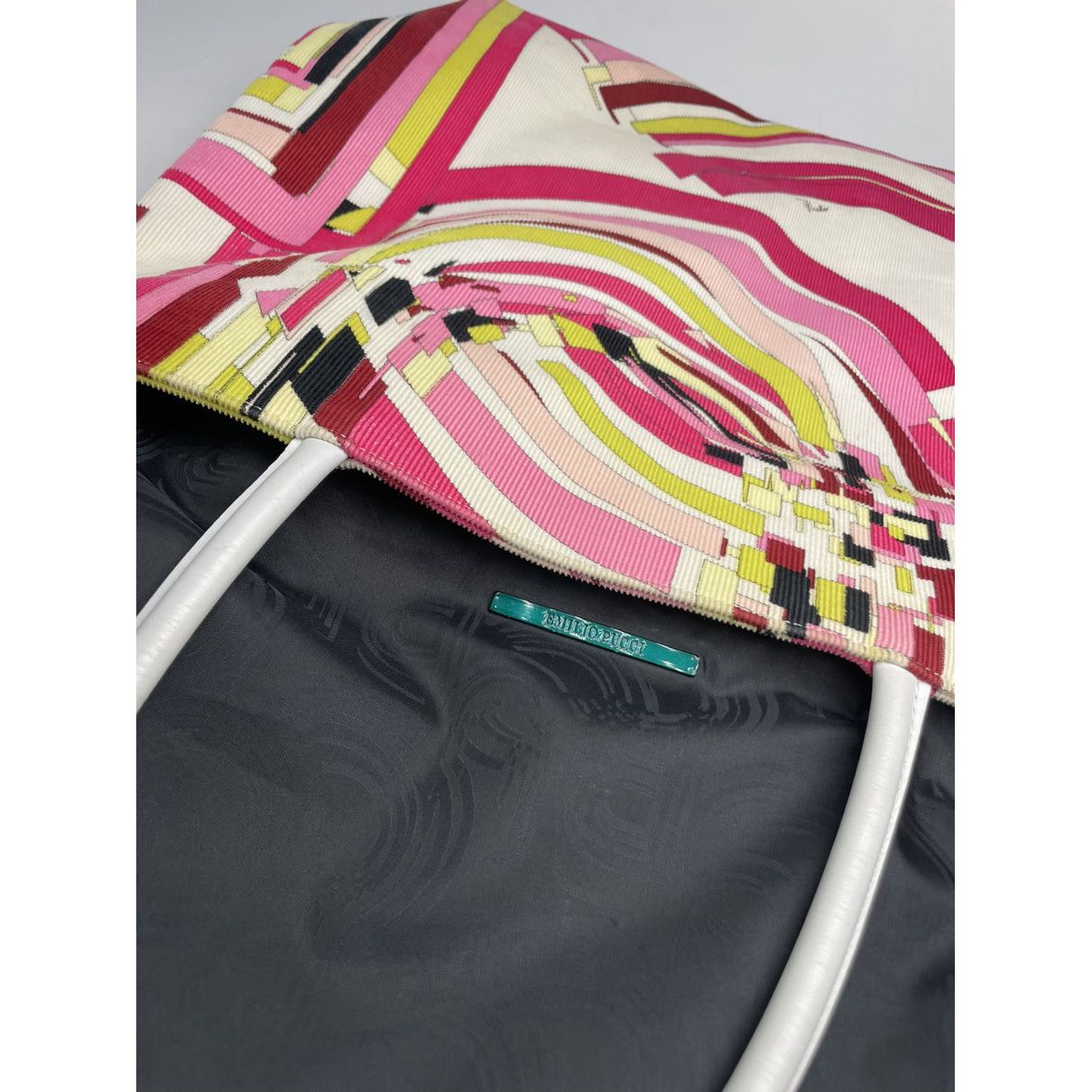 Emilio Pucci Multicolour Cotton Handbag Size ONE SIZE - 3 Thumbnail