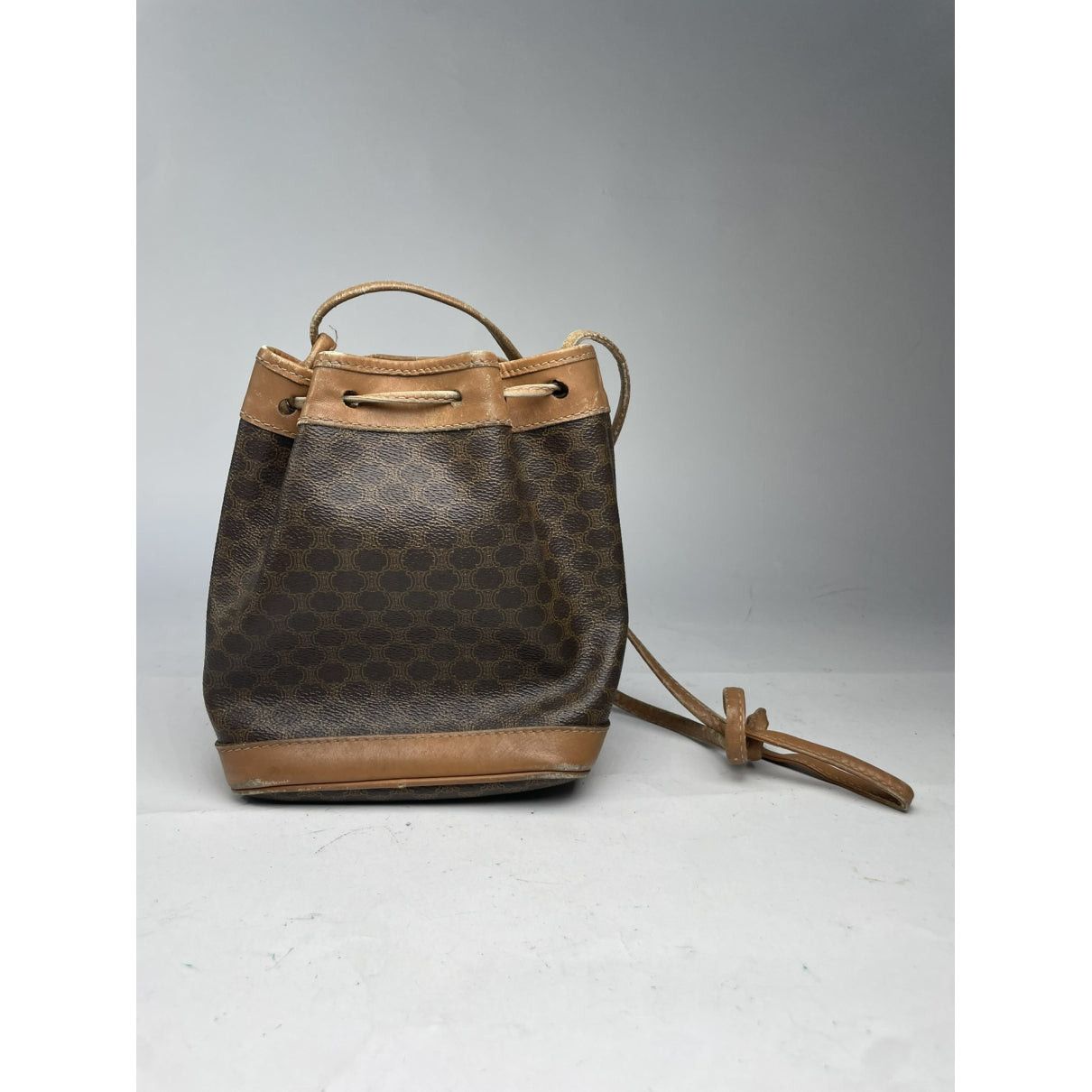 Celine SAC SEAU Brown Leather Handbag Size ONE SIZE - 4 Thumbnail