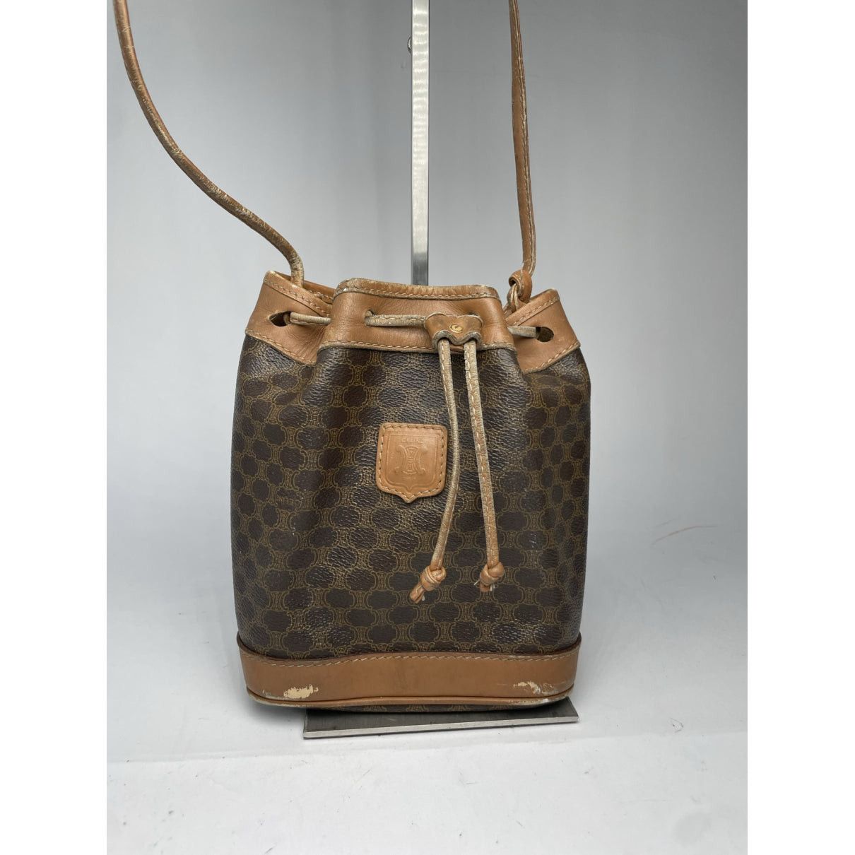 Celine SAC SEAU Brown Leather Handbag Size ONE SIZE - 5 Thumbnail