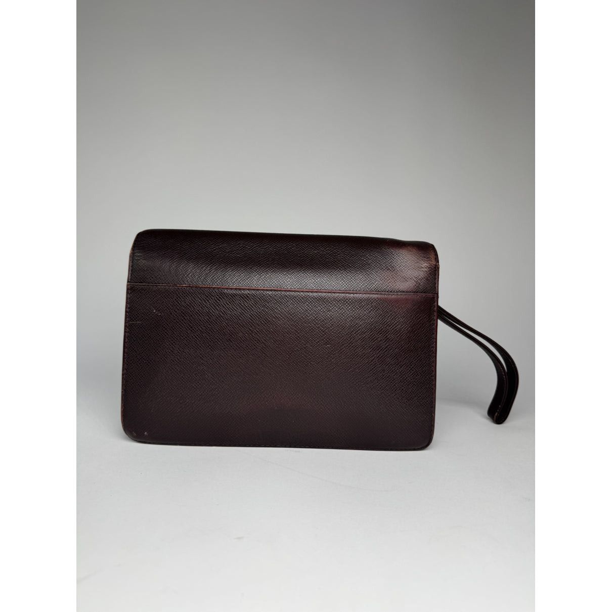 Louis Vuitton Sénateur Purple Leather Clutch Bag Size ONE SIZE - 4 Thumbnail