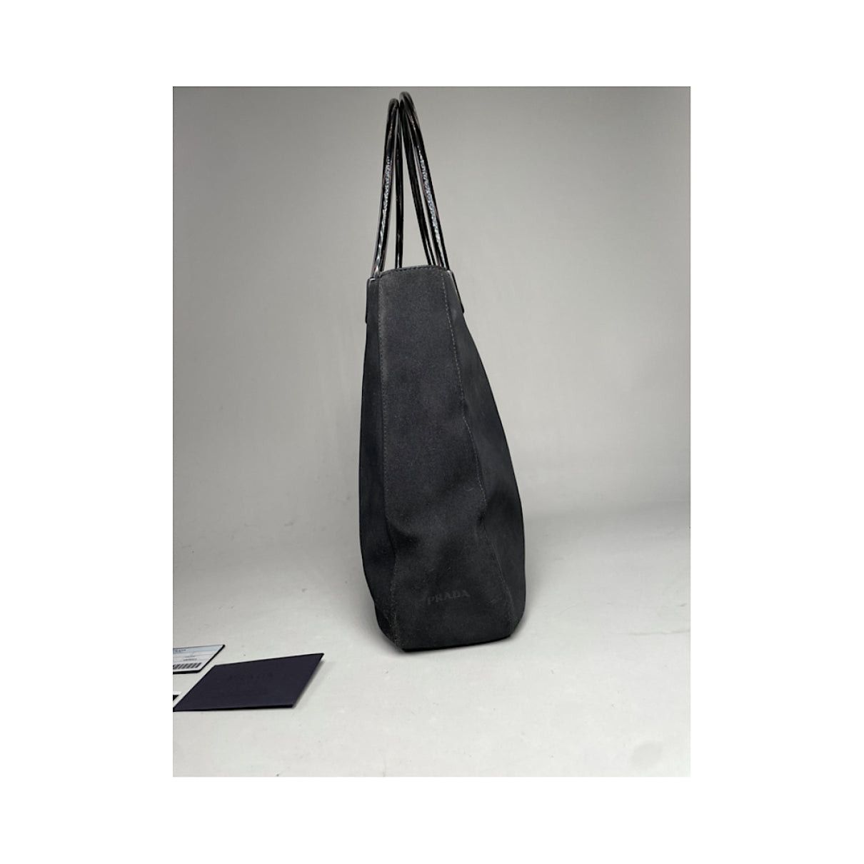 Prada Mirage Black Suede Handbag Size ONE SIZE - 5 Thumbnail