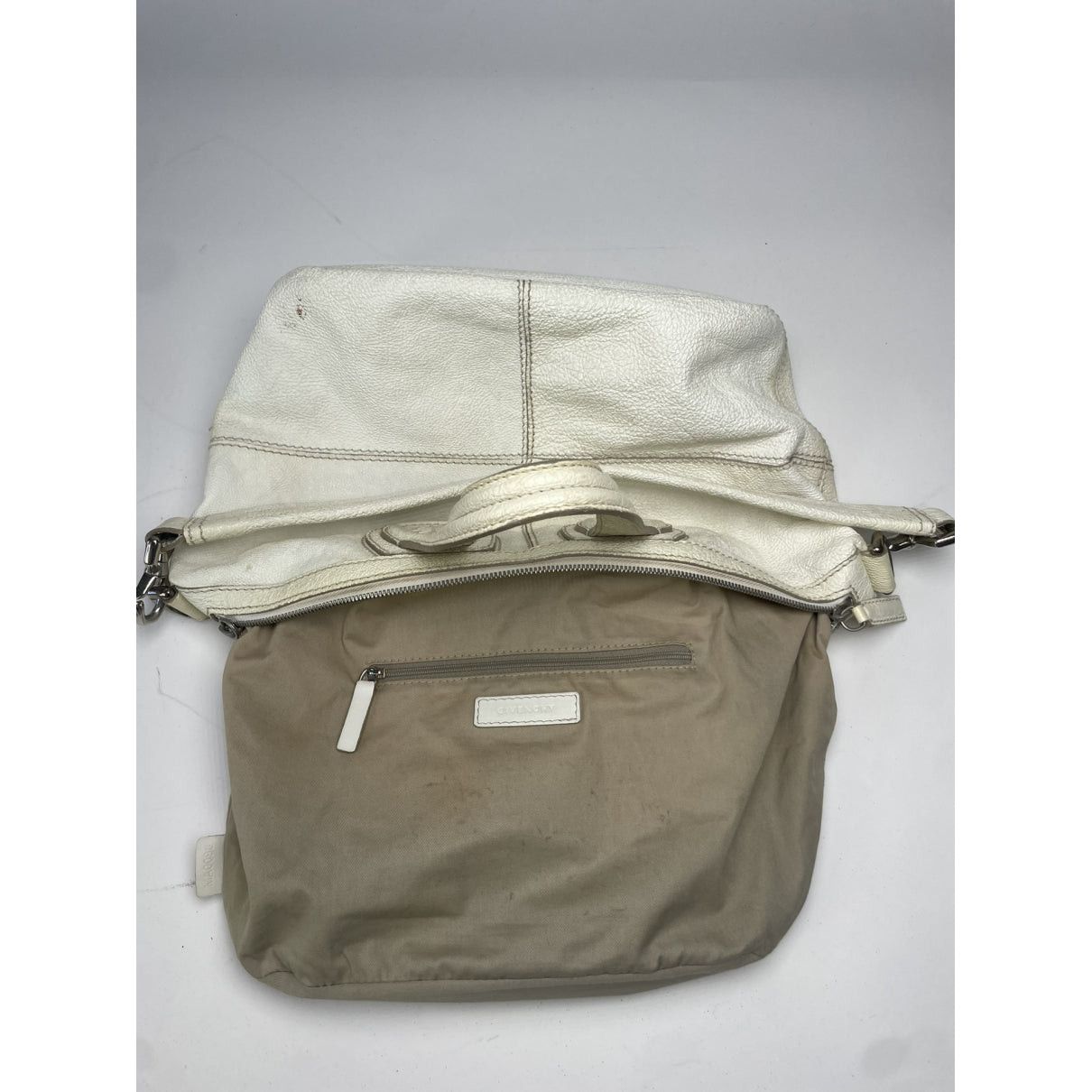 Givenchy Nightingale White Leather Handbag Size ONE SIZE - 2 Thumbnail