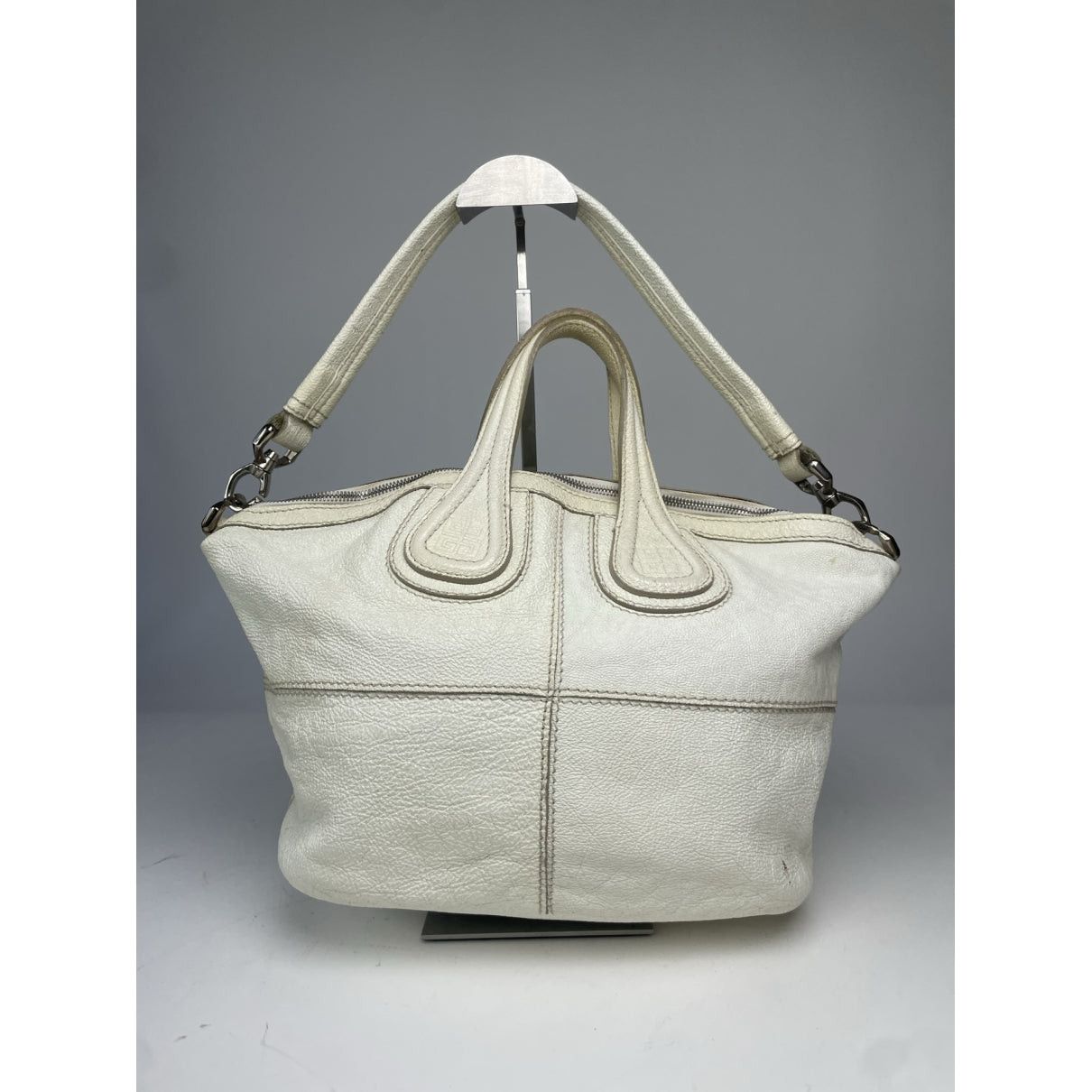 Givenchy Nightingale White Leather Handbag Size ONE SIZE - 5 Thumbnail
