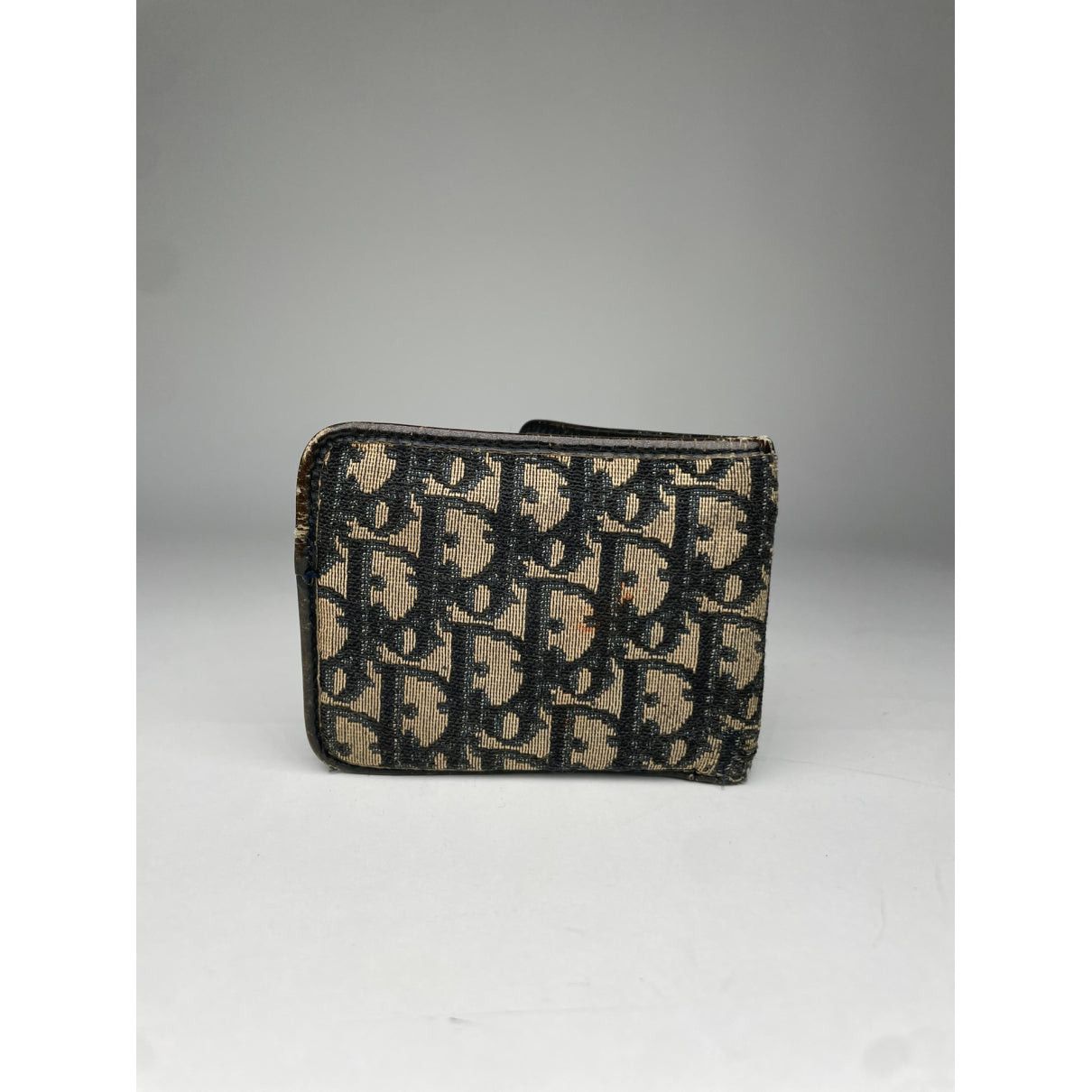 Dior 30 Montaigne Black Cotton Wallet Size ONE SIZE - 3 Thumbnail