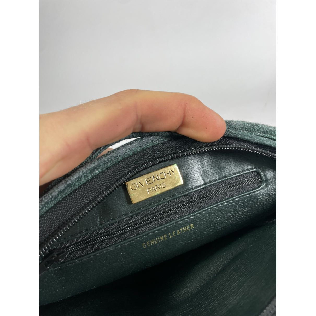 Givenchy Pocket Mini Green Leather Handbag Size ONE SIZE - 2 Thumbnail