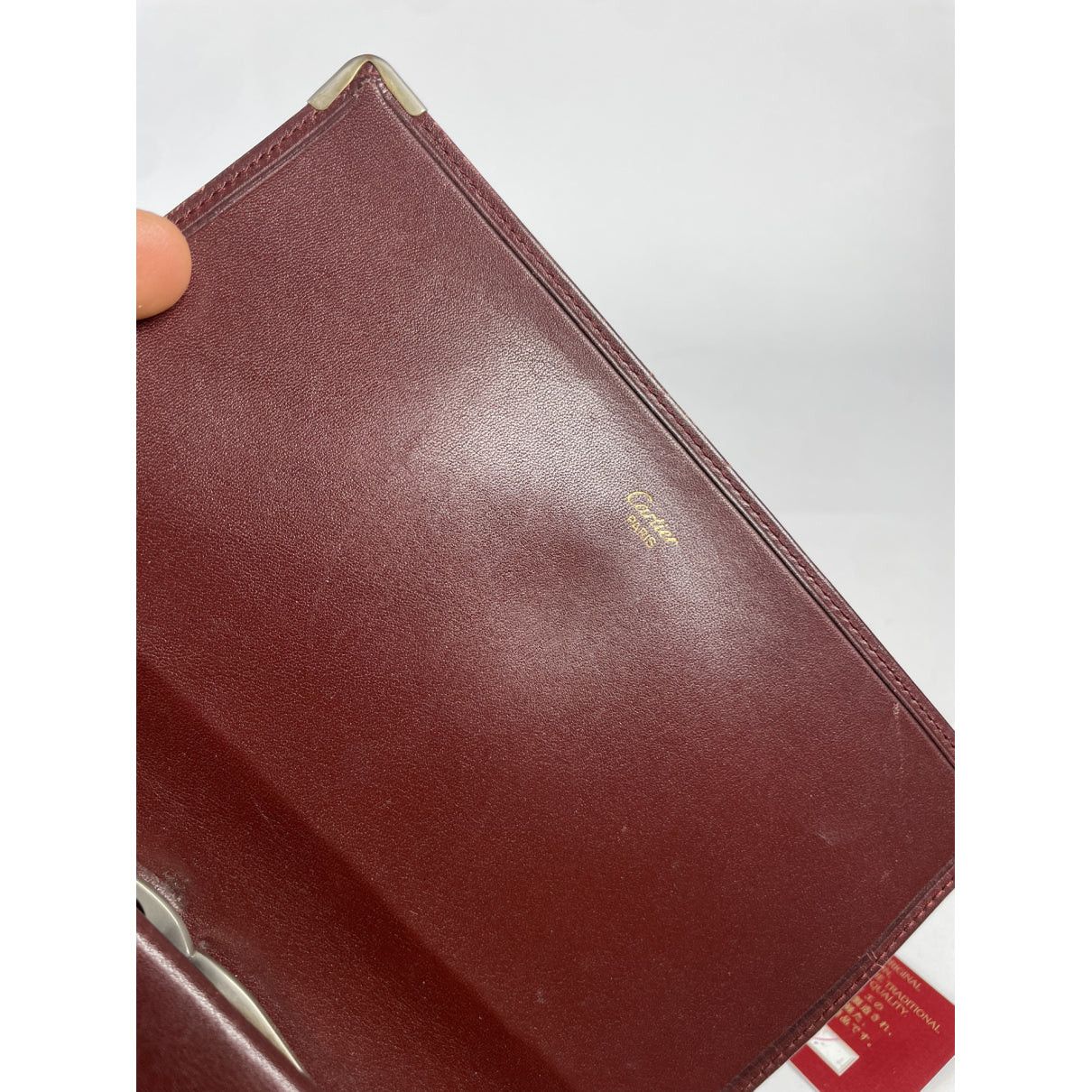 Cartier Burgundy Leather Wallet Size ONE SIZE - 4 Thumbnail