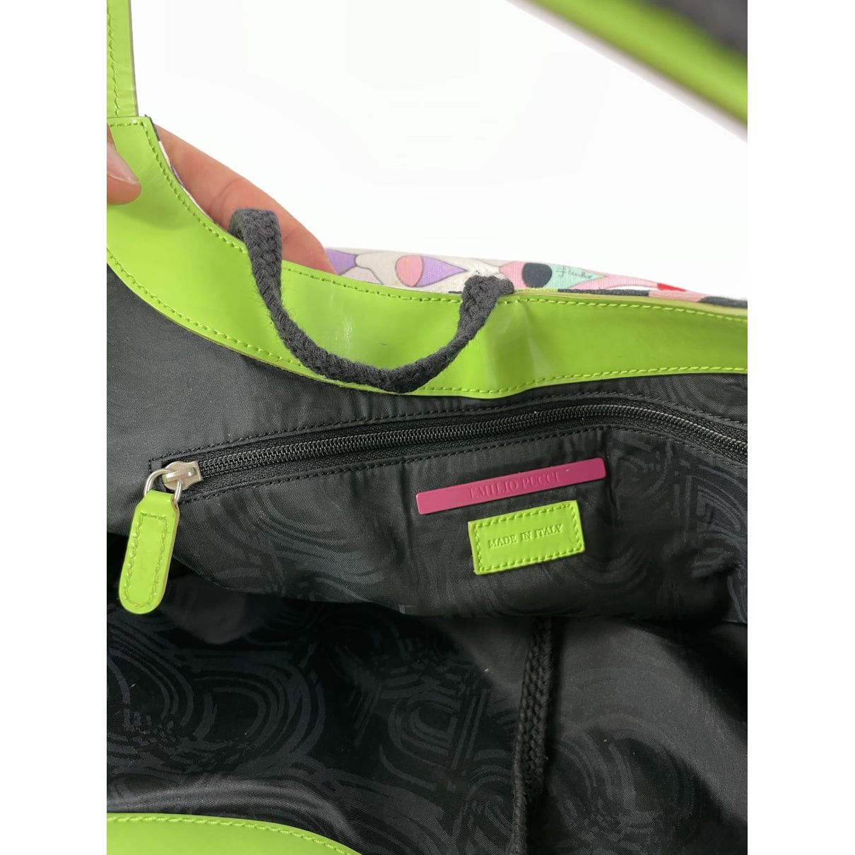 Emilio Pucci Multicolour Cotton Handbag Size ONE SIZE - 4 Thumbnail