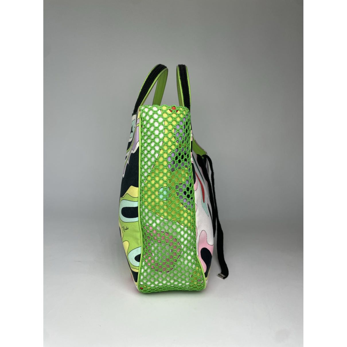 Emilio Pucci Multicolour Cotton Handbag Size ONE SIZE - 3 Thumbnail