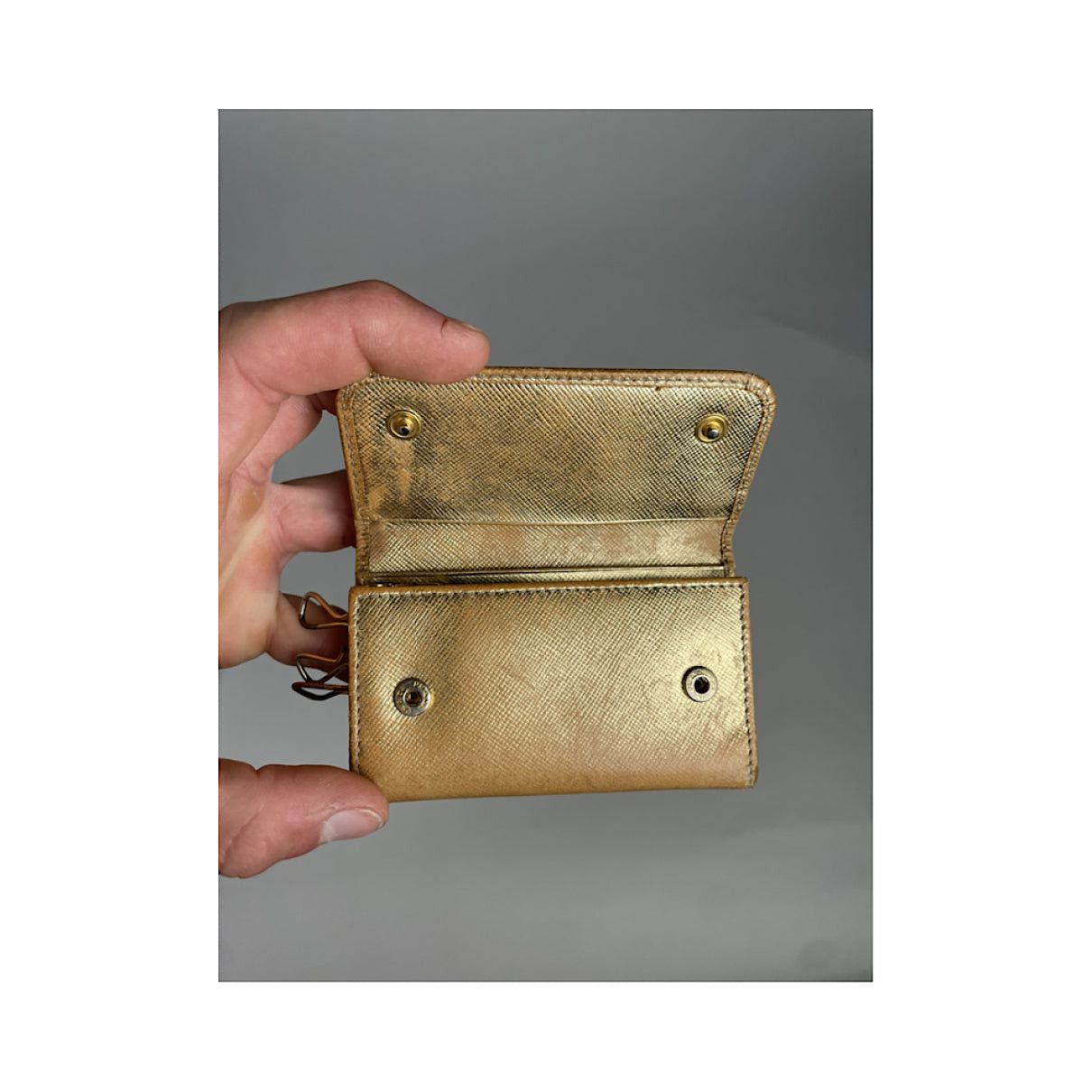 Prada Yellow Leather Purse Size ONE SIZE - 5 Thumbnail