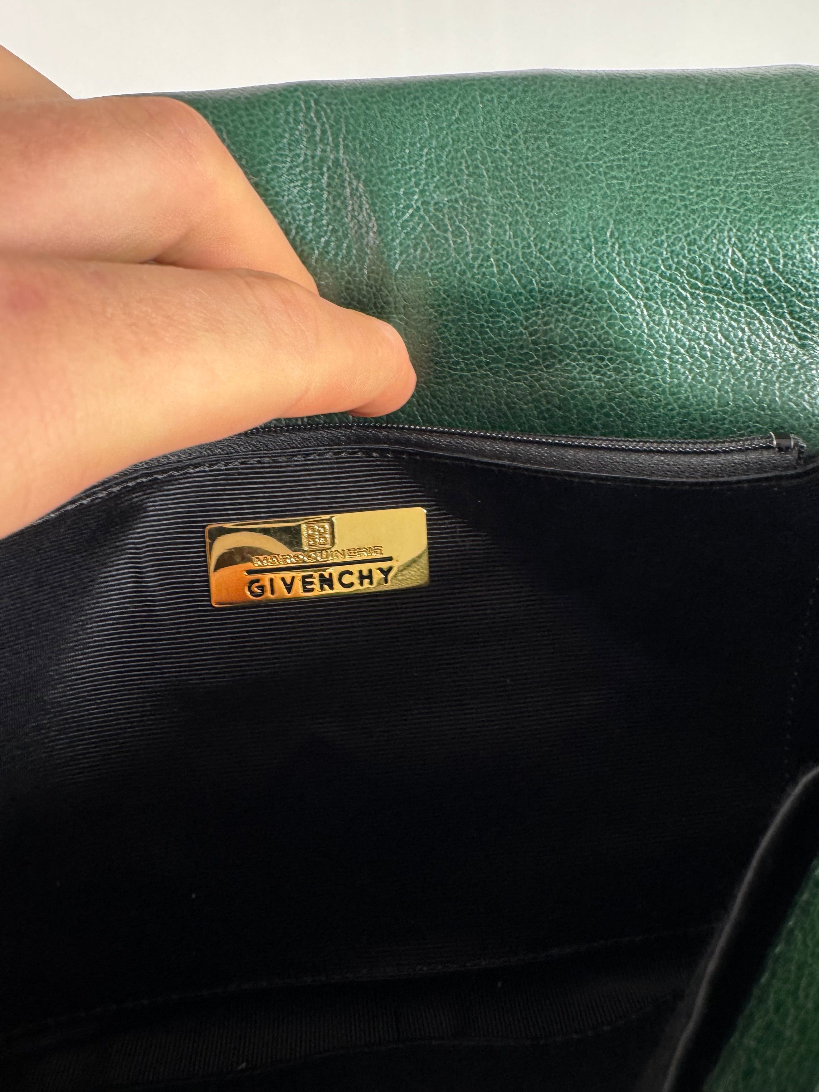 Givenchy Vintage 4G Leather Bag green Size ONE SIZE - 3 Thumbnail