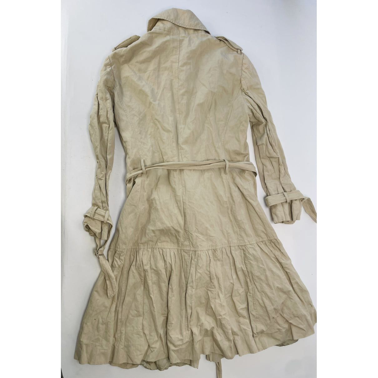 Other Moschino Cheap And Chic Beige Cotton Trench Coat Size L / US 10 / IT 46 - 5 Thumbnail