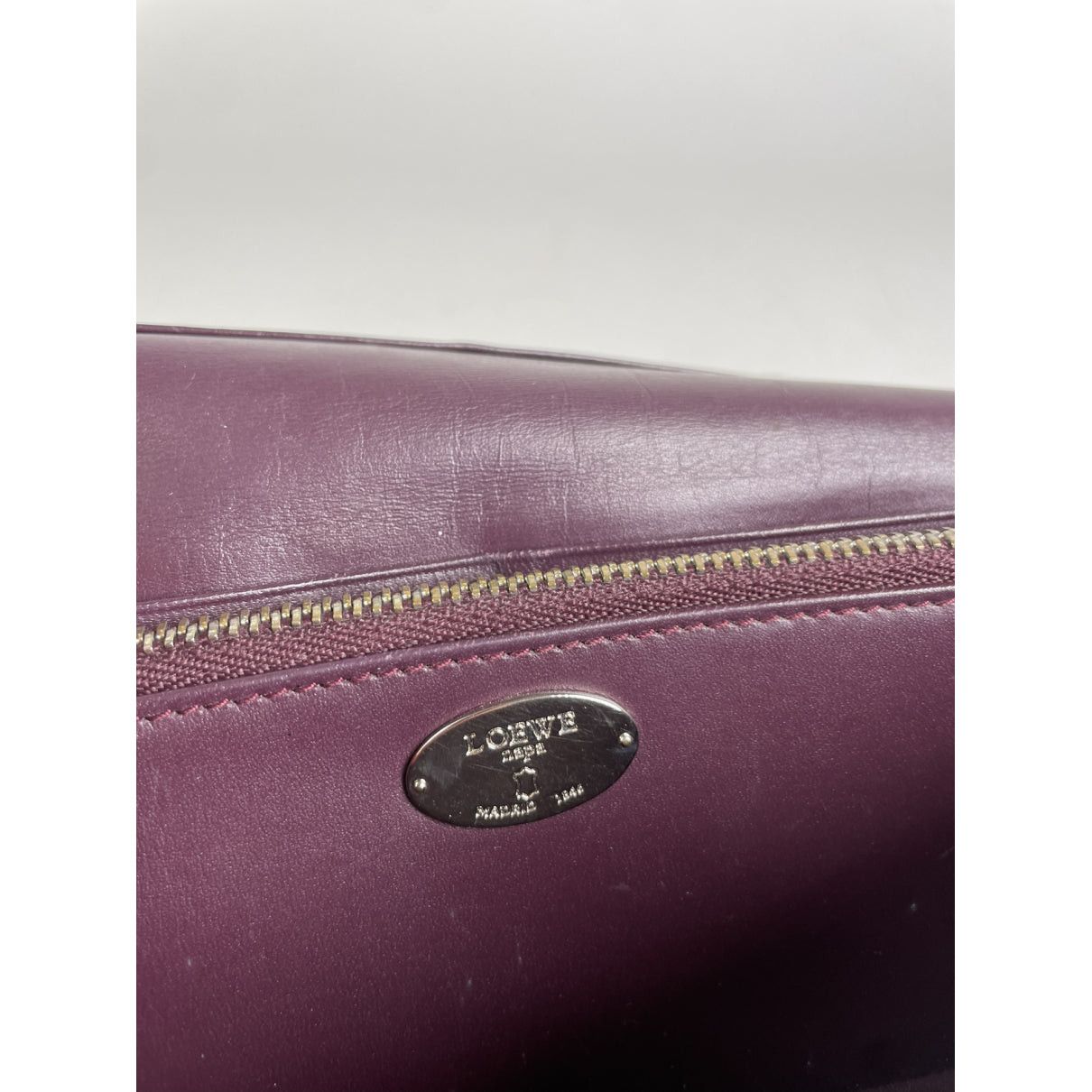 Loewe Puzzle Purple Leather Wallet Size ONE SIZE - 3 Thumbnail