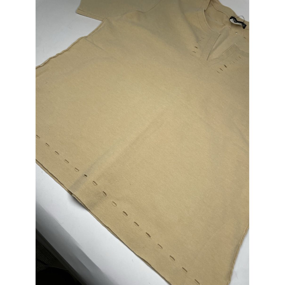 Issey Miyake Beige Linen Top Size L / US 10 / IT 46 - 4 Thumbnail