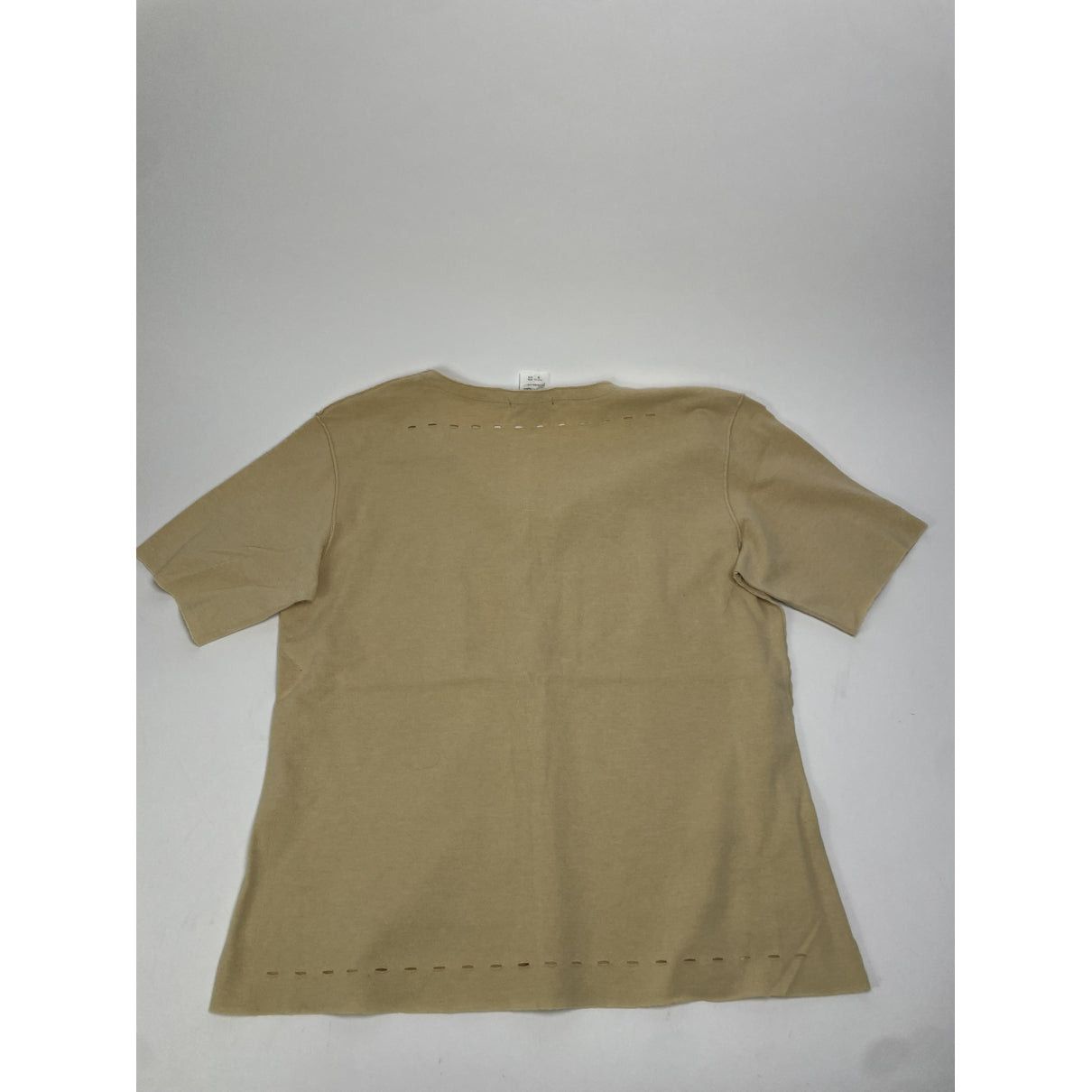 Issey Miyake Beige Linen Top Size L / US 10 / IT 46 - 5 Thumbnail