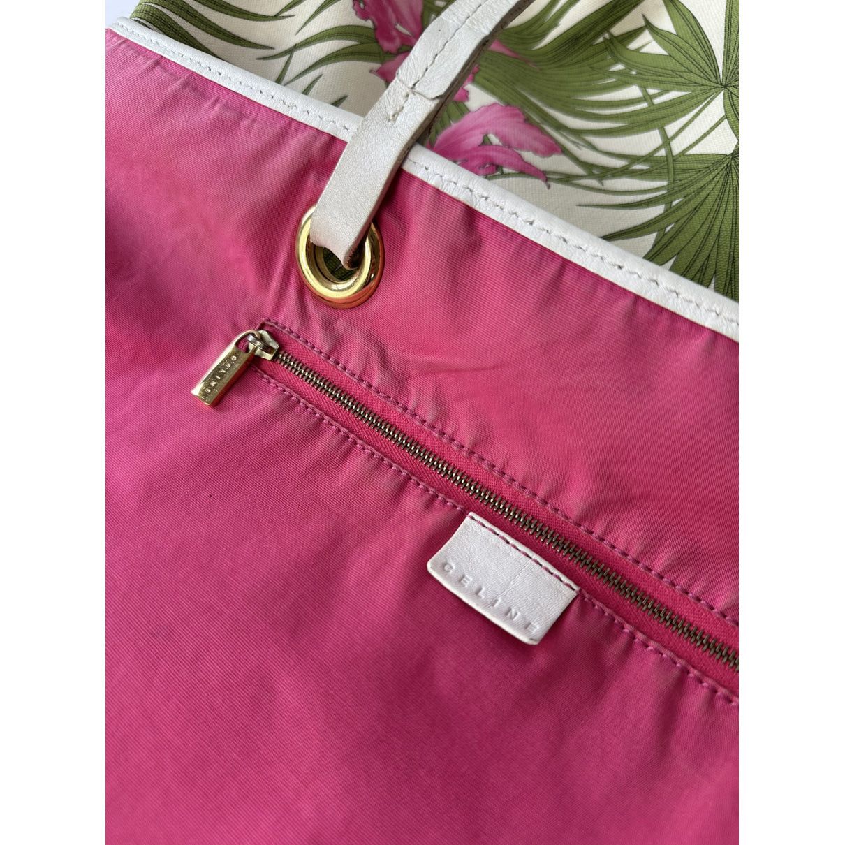 Celine Couffin Multicolour Cotton Handbag Size ONE SIZE - 3 Thumbnail