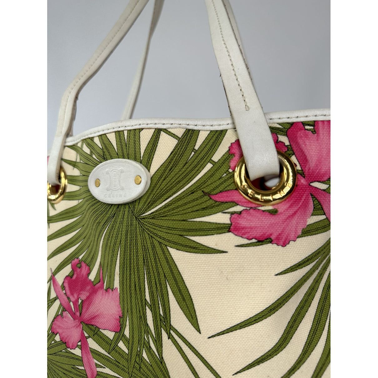 Celine Couffin Multicolour Cotton Handbag Size ONE SIZE - 4 Thumbnail