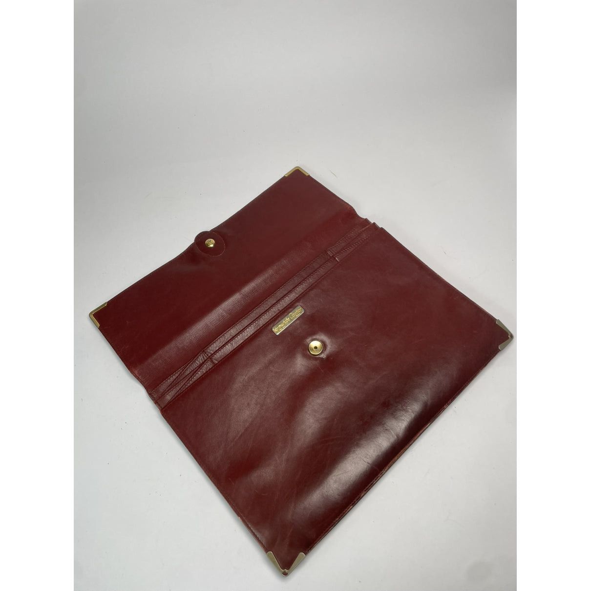 Cartier Burgundy Leather Clutch Bag Size ONE SIZE - 5 Thumbnail