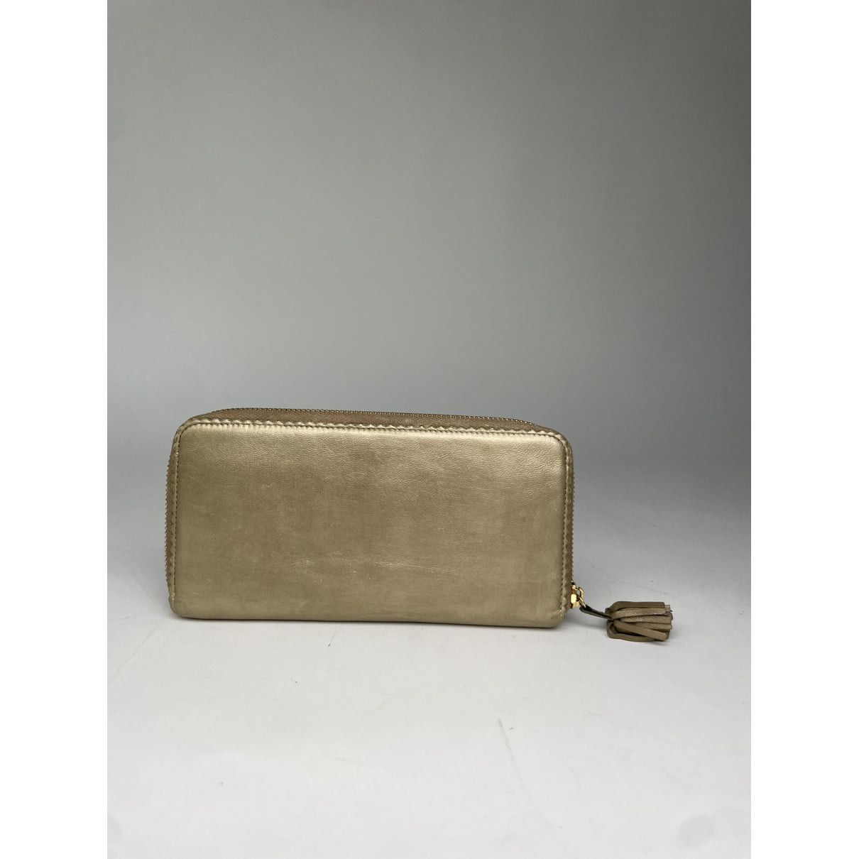 Loewe Puzzle Gold Leather Wallet Size ONE SIZE - 2 Thumbnail