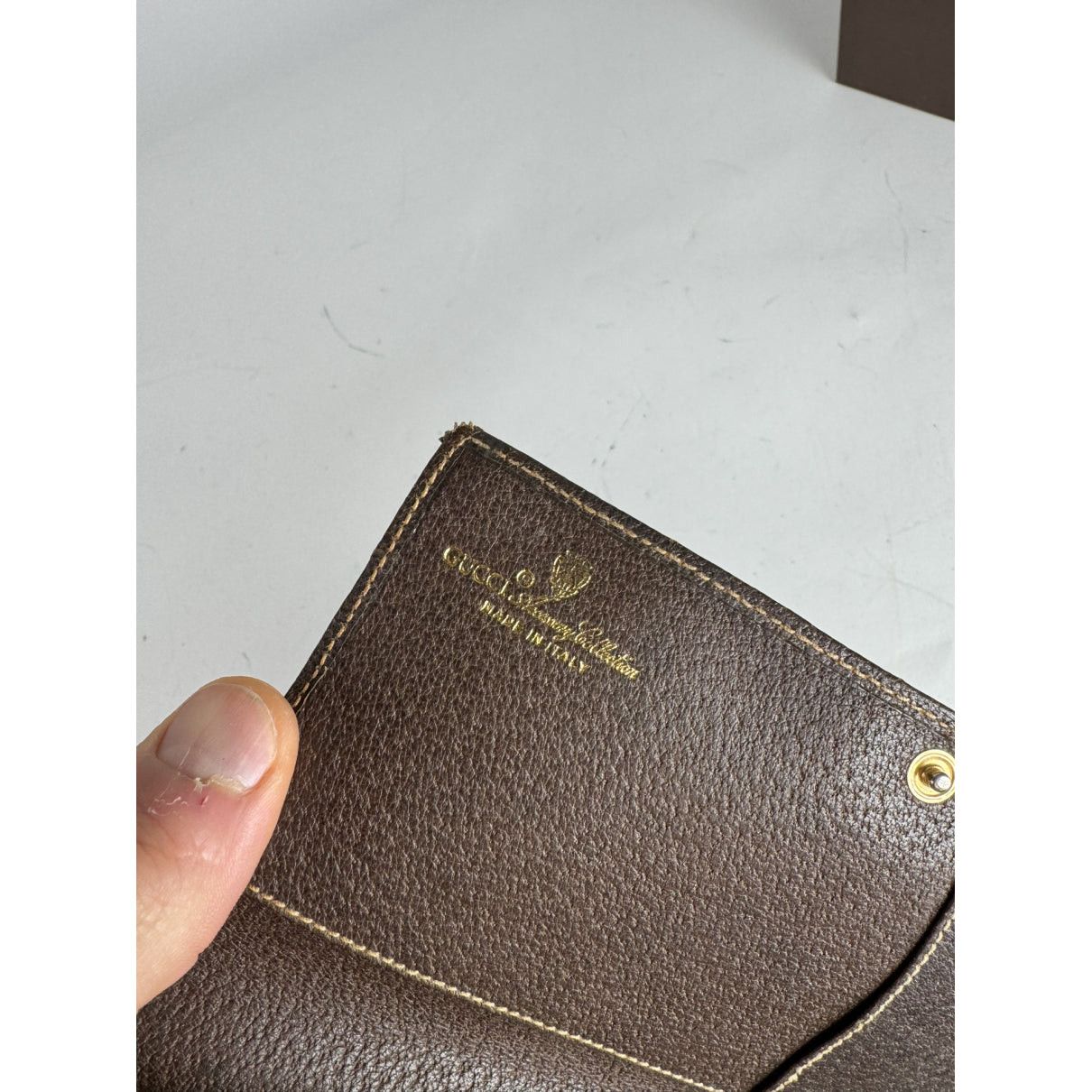 Gucci Neo Vintage Grey Leather Purse Size ONE SIZE - 5 Thumbnail