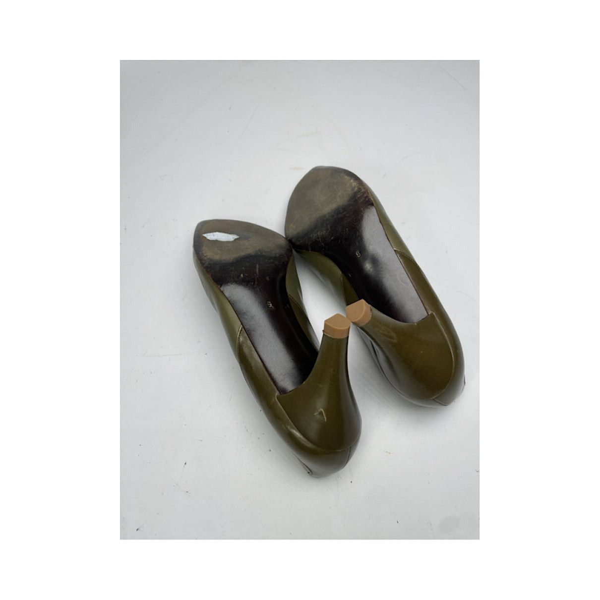 Dior Green Leather Heel Size US 5 / IT 35 - 5 Thumbnail