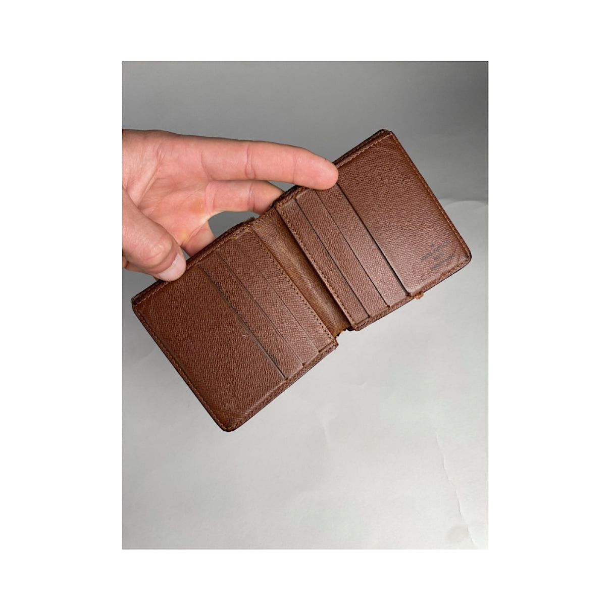 Louis Vuitton Brown Leather Purse Size ONE SIZE - 5 Thumbnail