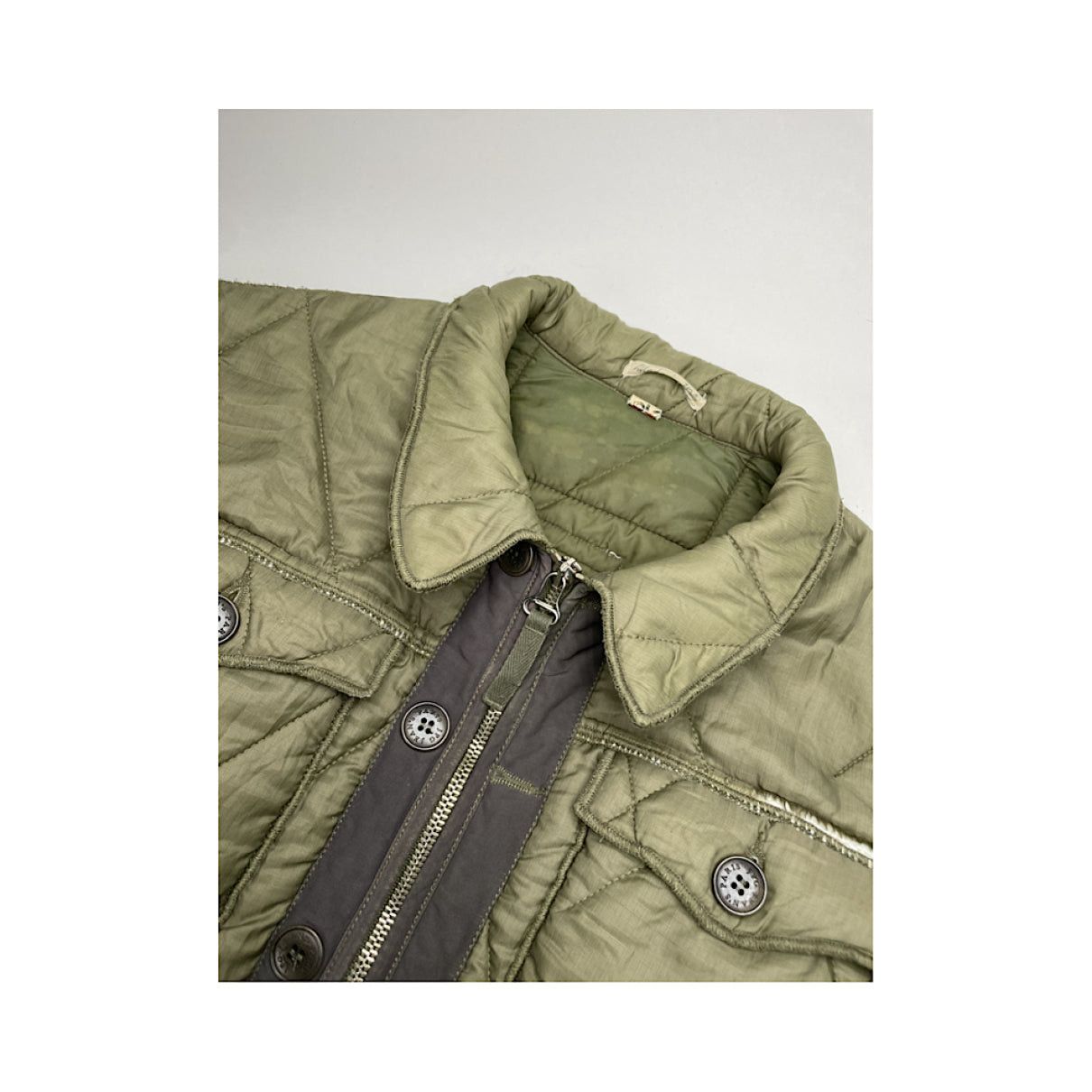 Jean Paul Gaultier Khaki Polyester Jacket Size M / US 6-8 / IT 42-44 - 3 Thumbnail