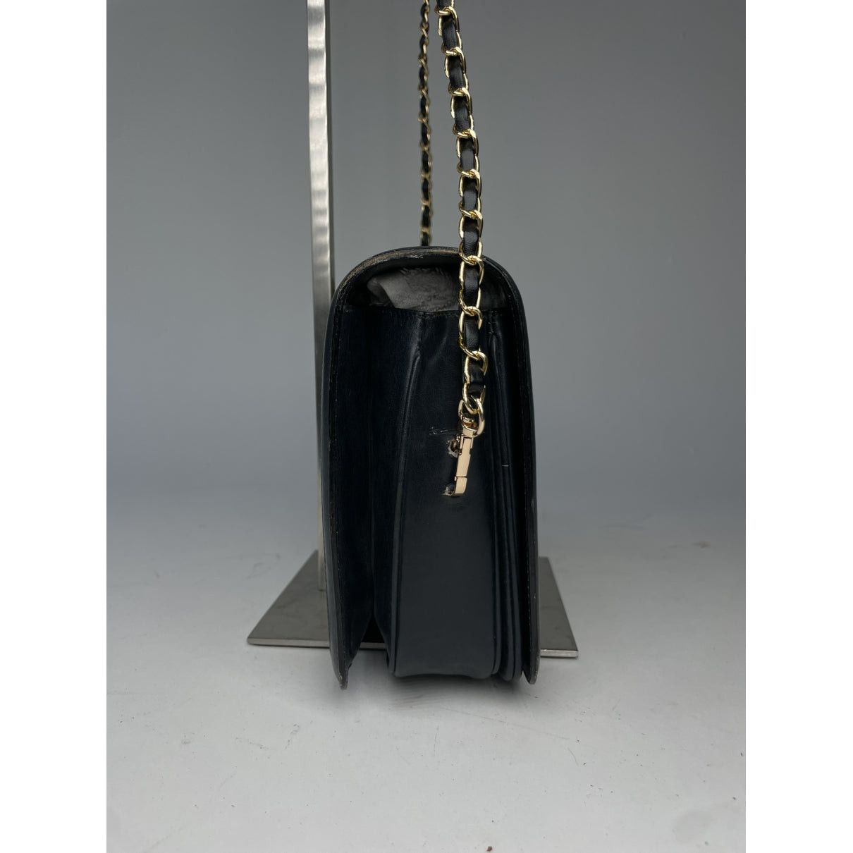 Celine SAC 16 BESACE Black Leather Handbag Size ONE SIZE - 4 Thumbnail
