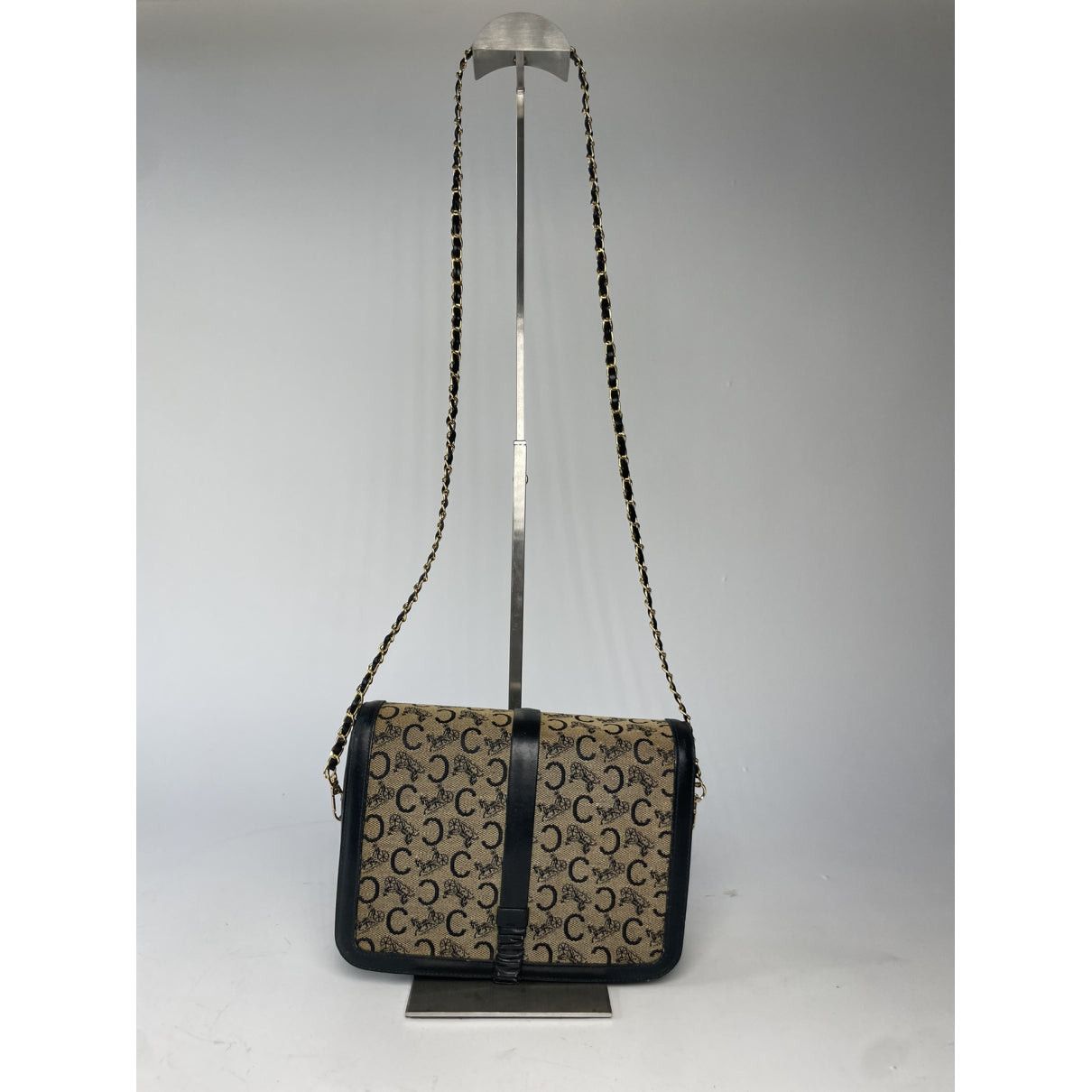Celine SAC 16 BESACE Black Leather Handbag Size ONE SIZE - 5 Thumbnail