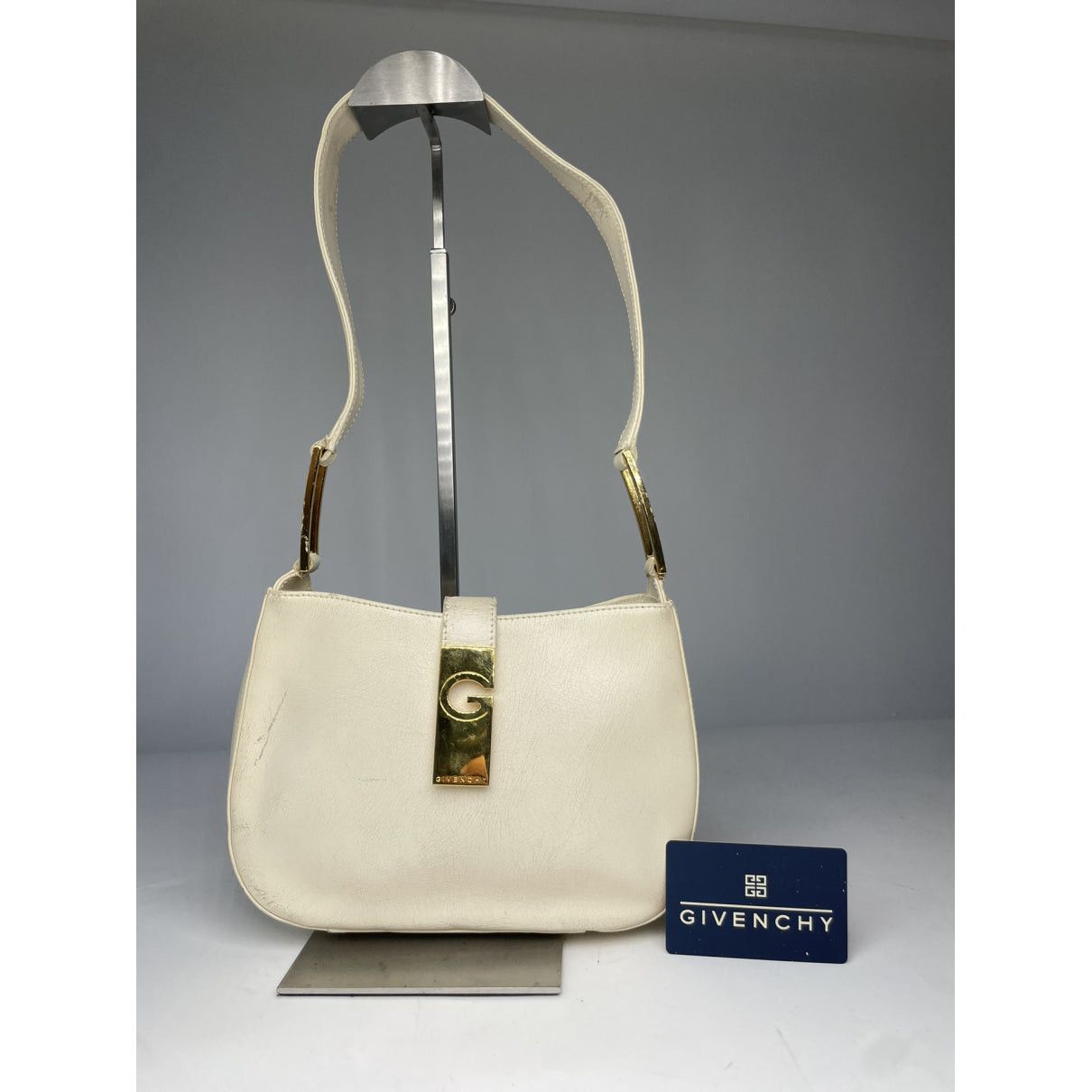 Givenchy Whip Beige Leather Handbag Size ONE SIZE - 4 Thumbnail