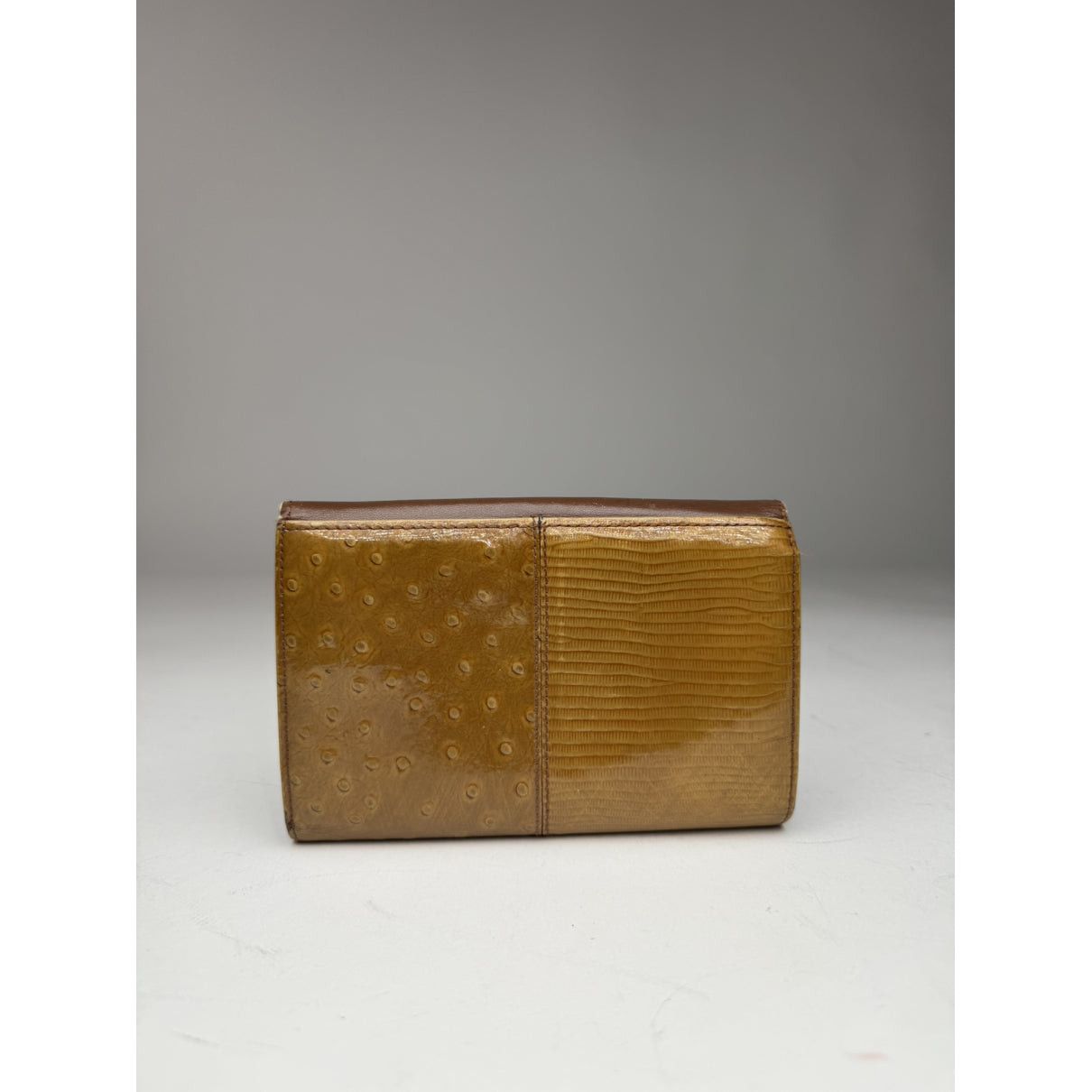 Givenchy GV3 Brown Patent Leather Wallet Size ONE SIZE - 3 Thumbnail
