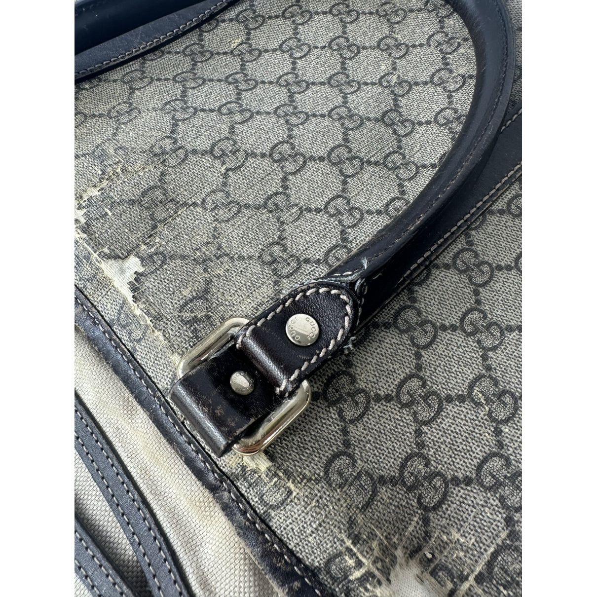 Gucci Ophidia Grey Leather Handbag Size ONE SIZE - 4 Thumbnail