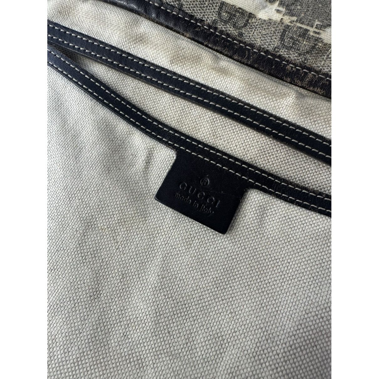 Gucci Ophidia Grey Leather Handbag Size ONE SIZE - 3 Thumbnail