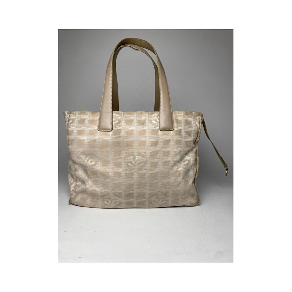 Chanel Beige Polyester Handbag Size ONE SIZE - 2 Thumbnail