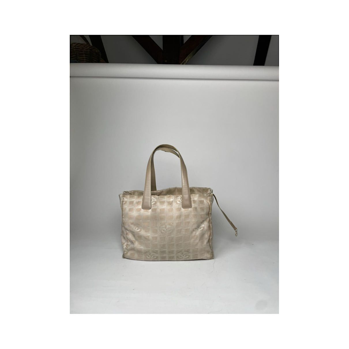 Chanel Beige Polyester Handbag Size ONE SIZE - 5 Thumbnail