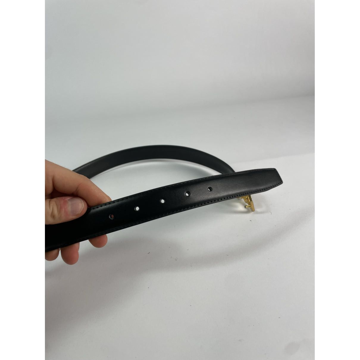 Other Mila Schön Concept Black Leather Belt Size ONE SIZE - 5 Thumbnail