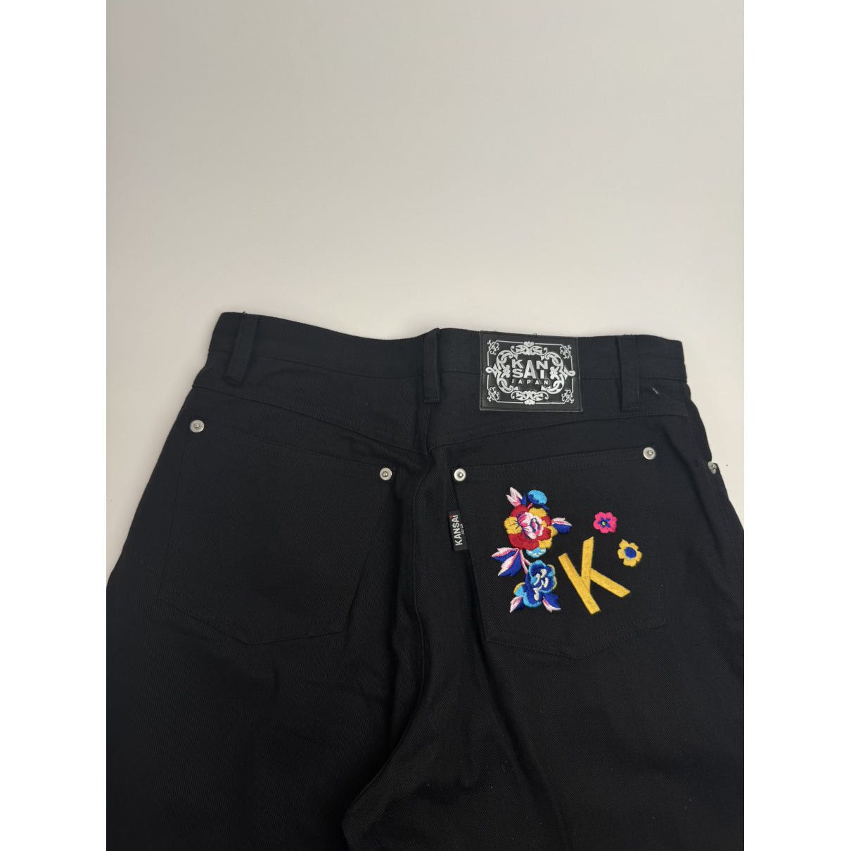 Kansai Yamamoto Black Denim - Jeans Trouser Size 30" / US 8 / IT 44 - 2 Thumbnail
