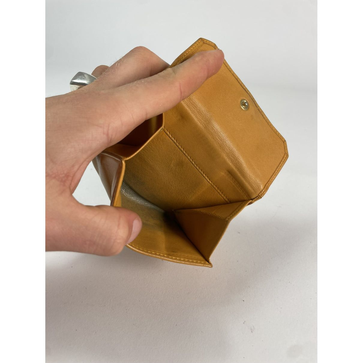 Loewe Puzzle Orange Leather Wallet Size ONE SIZE - 5 Thumbnail