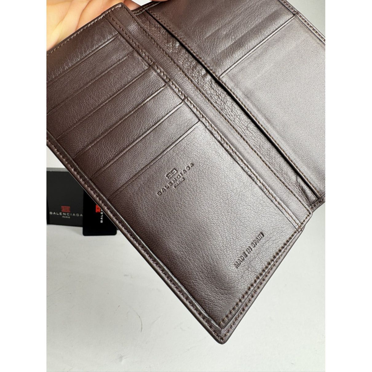Balenciaga Brown Leather Purse Size ONE SIZE - 5 Thumbnail