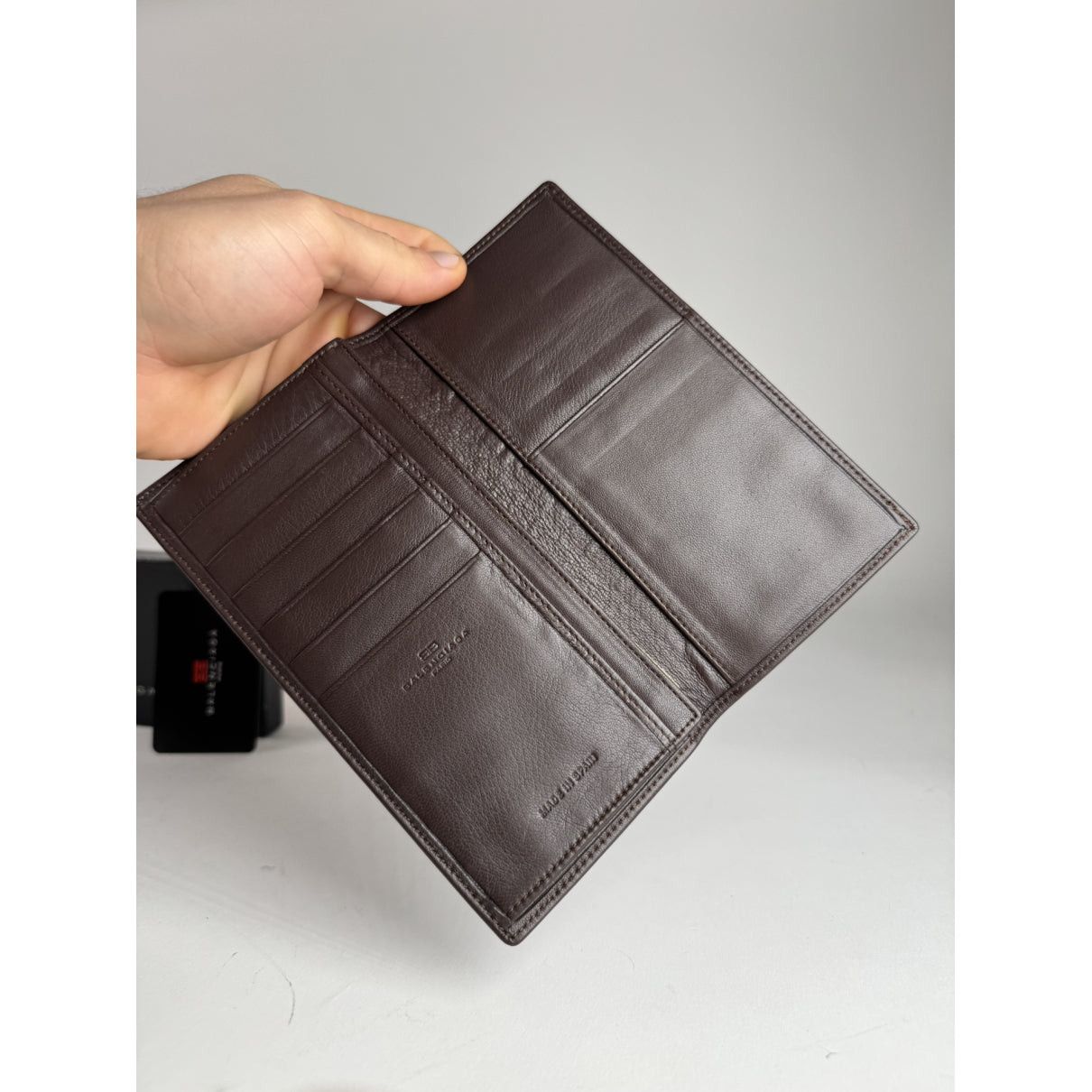 Balenciaga Brown Leather Purse Size ONE SIZE - 4 Thumbnail