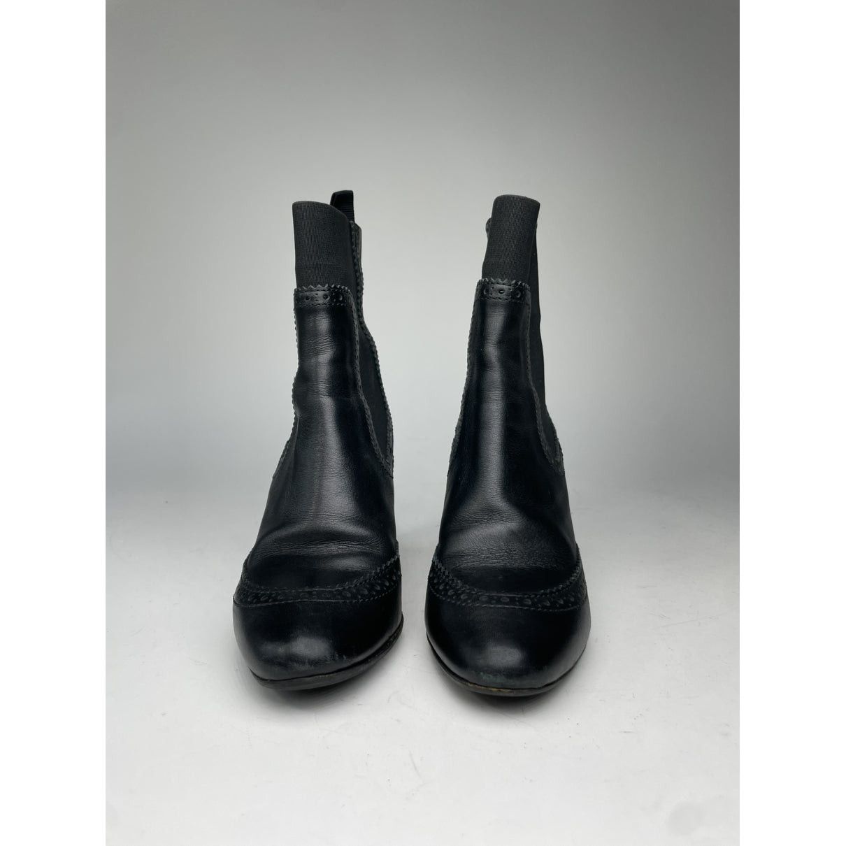 Balenciaga Black Leather Boot Size US 5 / IT 35 - 2 Thumbnail