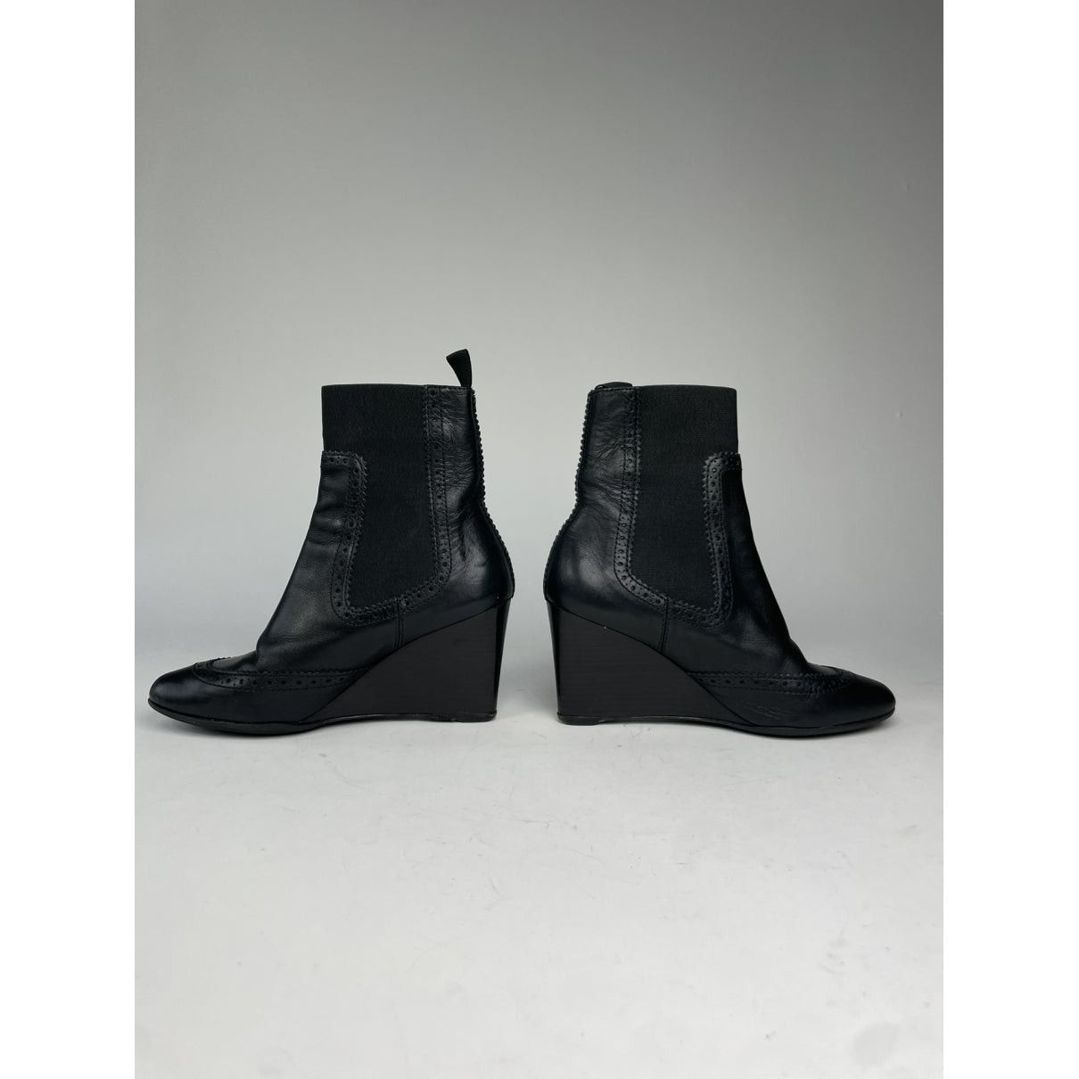Balenciaga Black Leather Boot Size US 5 / IT 35 - 3 Thumbnail
