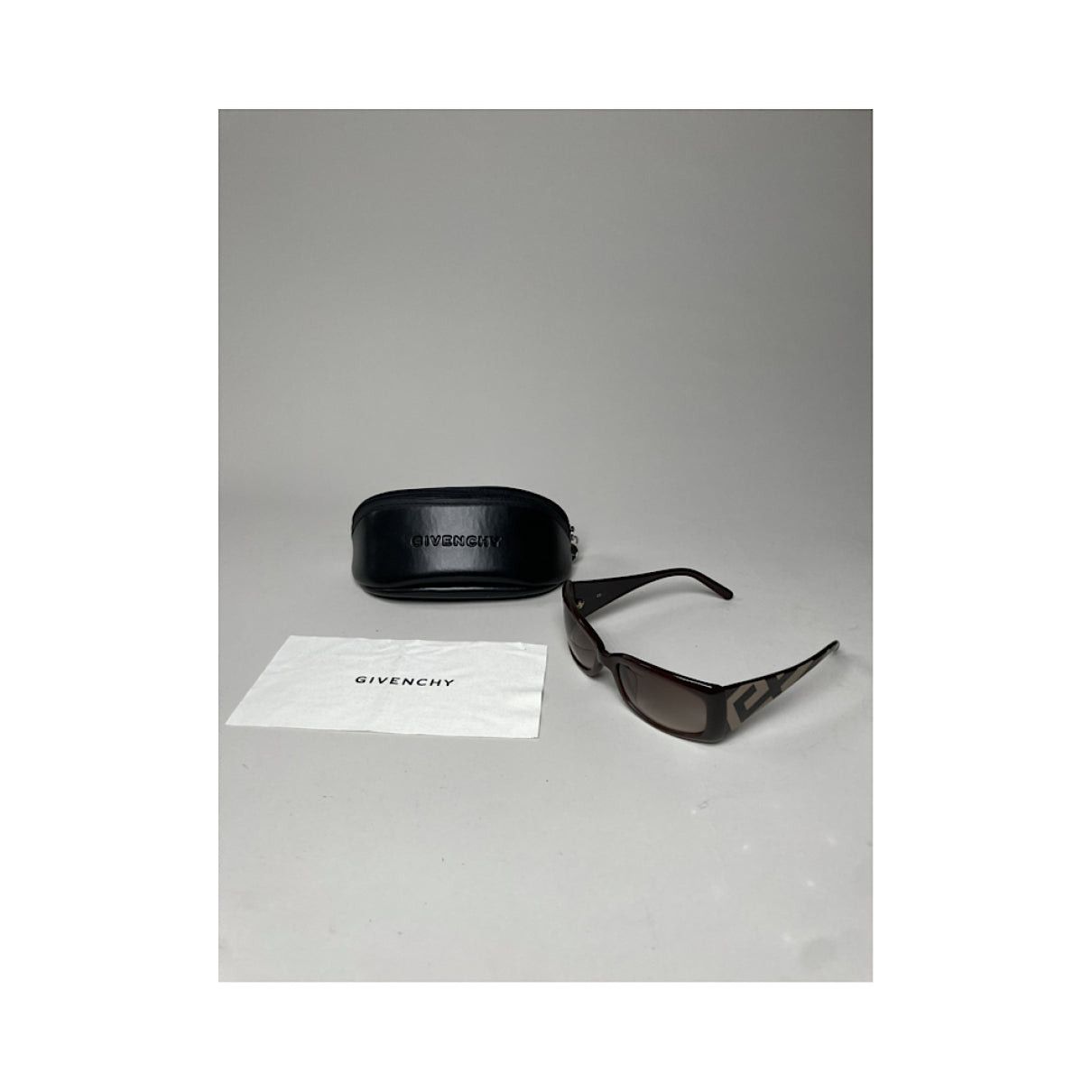 Givenchy Brown Plastic Sunglasses Size ONE SIZE - 2 Thumbnail