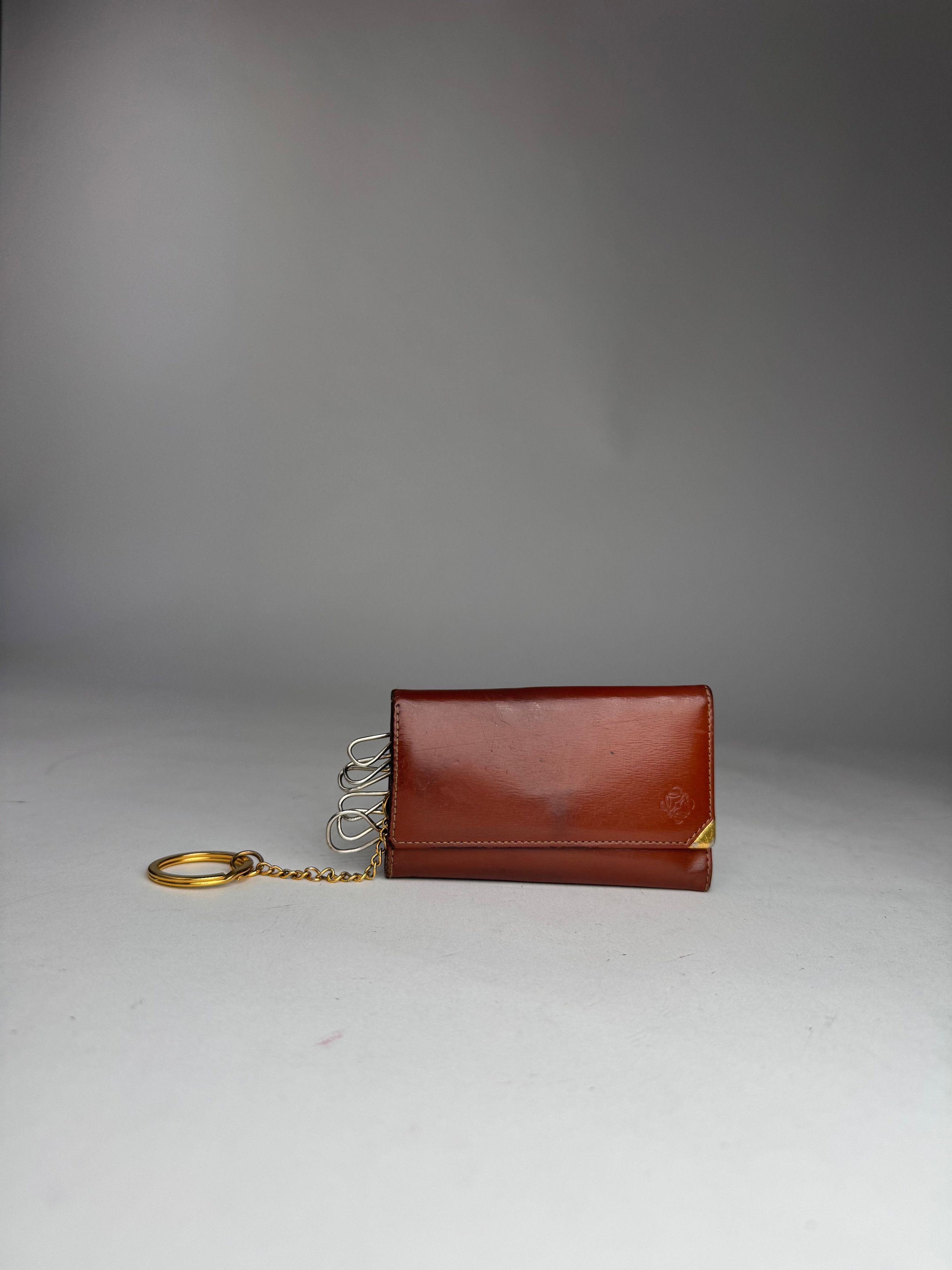 Loewe Vintage Madrid Leather Key Holder Brown Size ONE SIZE - 5 Thumbnail