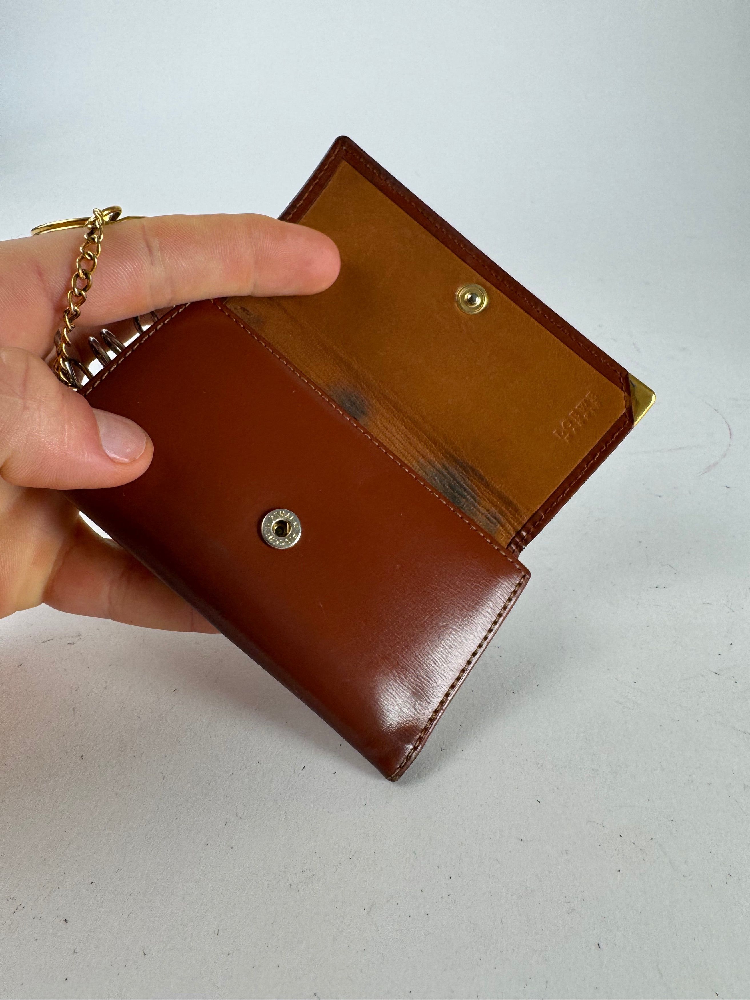 Loewe Vintage Madrid Leather Key Holder Brown Size ONE SIZE - 12 Thumbnail